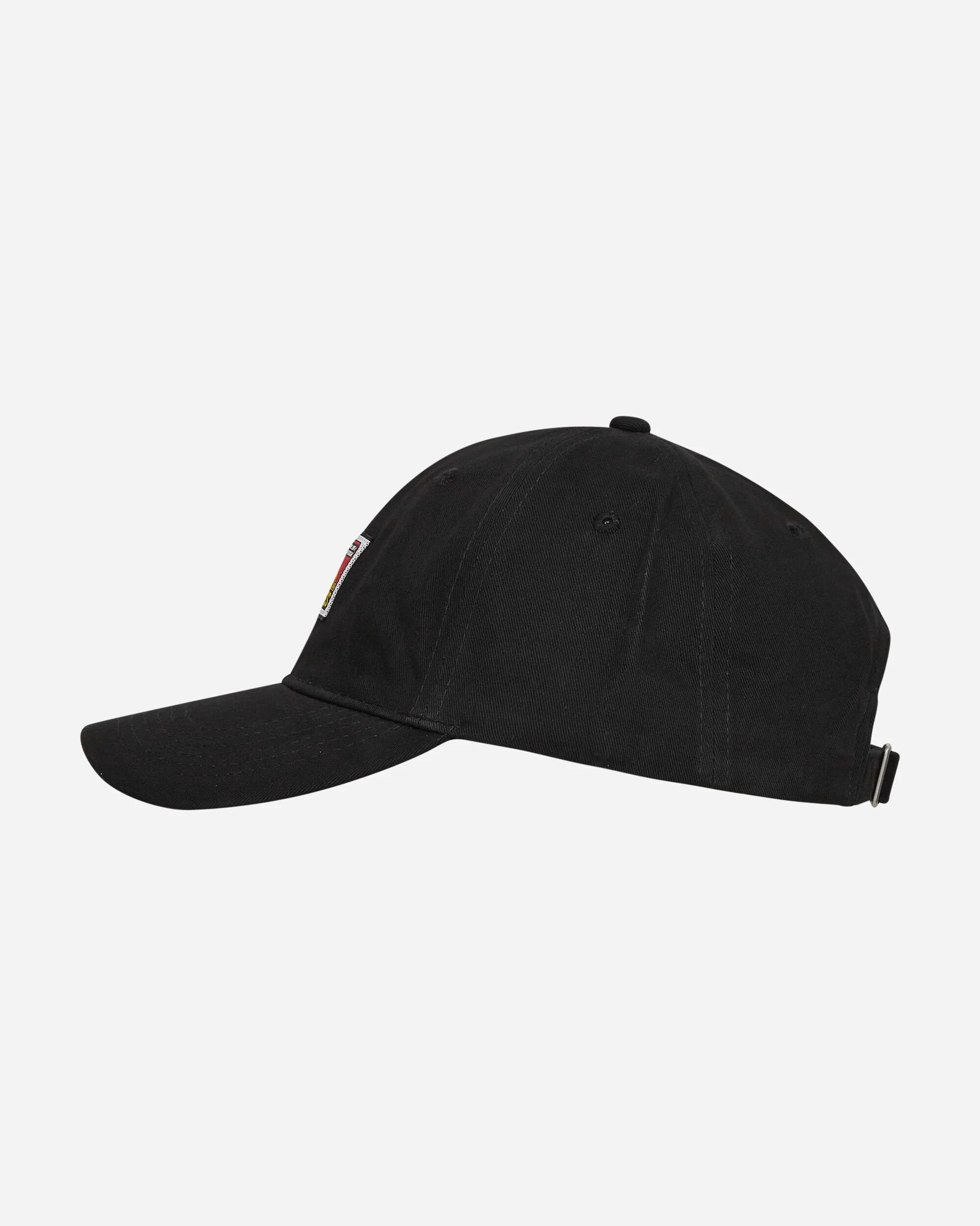 Cotton Twill Baseball Cap Black - Image 3