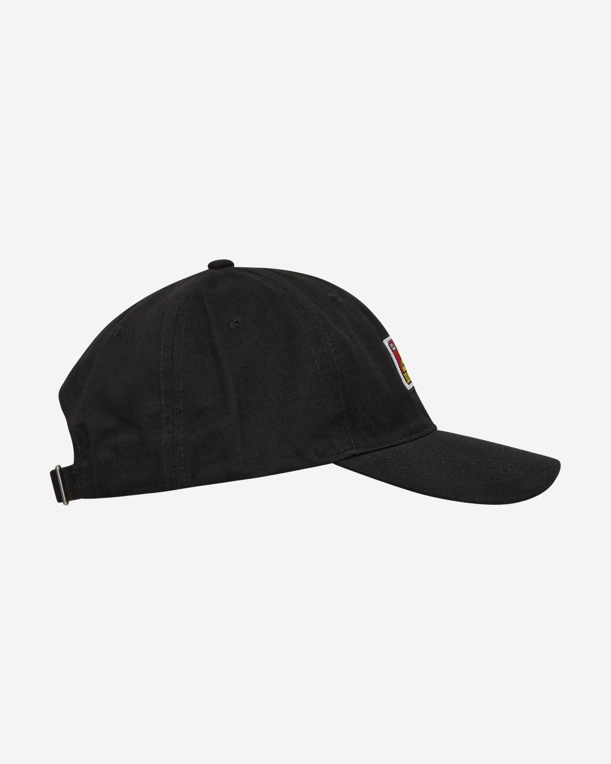 Cotton Twill Baseball Cap Black - Image 5