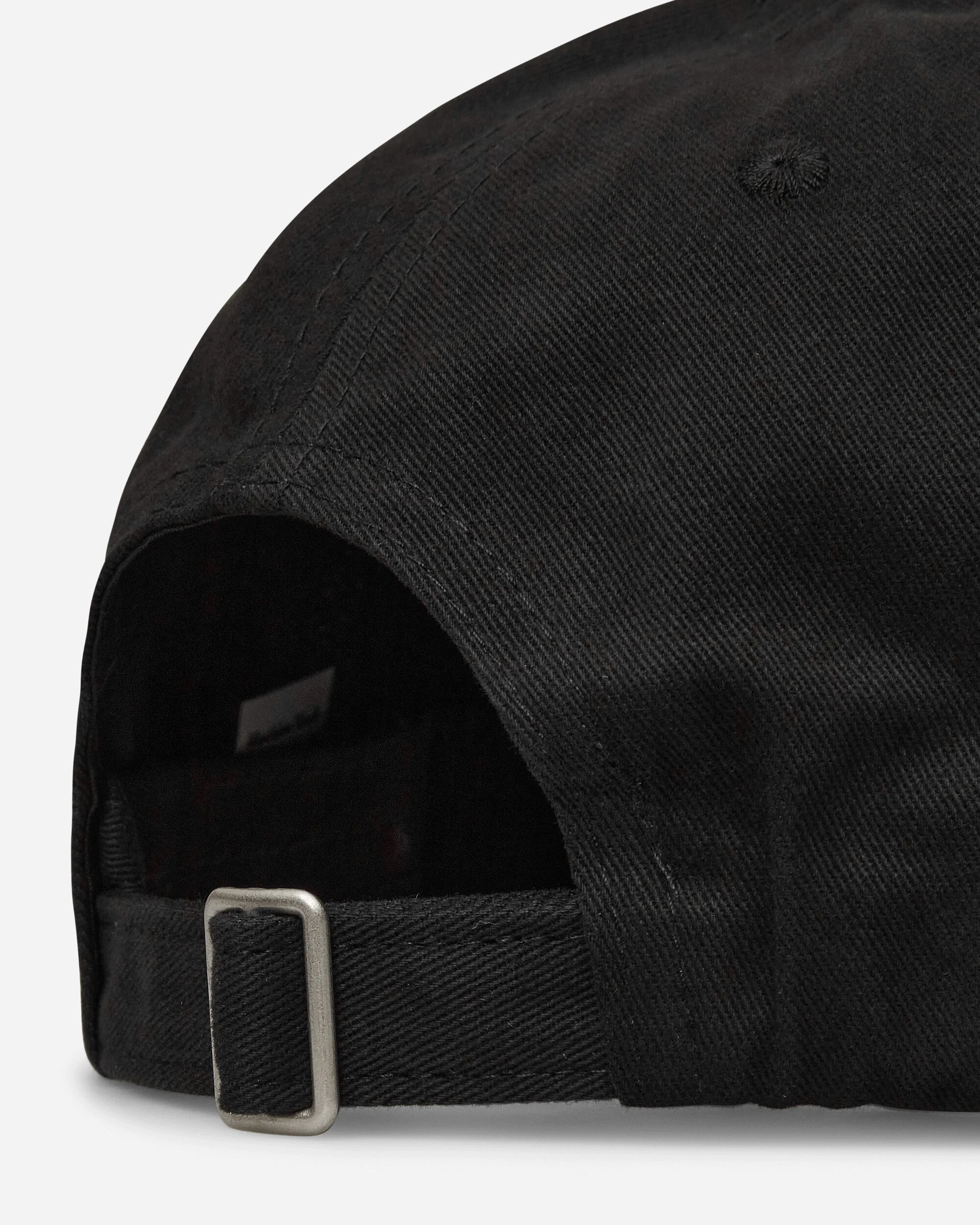 Cotton Twill Baseball Cap Black - Image 7