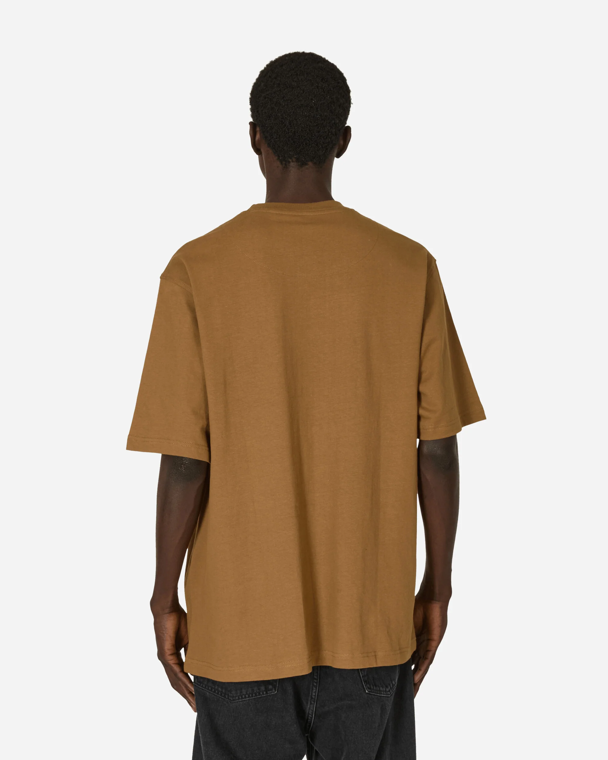 Heavy Duty Classic Label Pocket T-Shirt Coyote Brown - Image 3