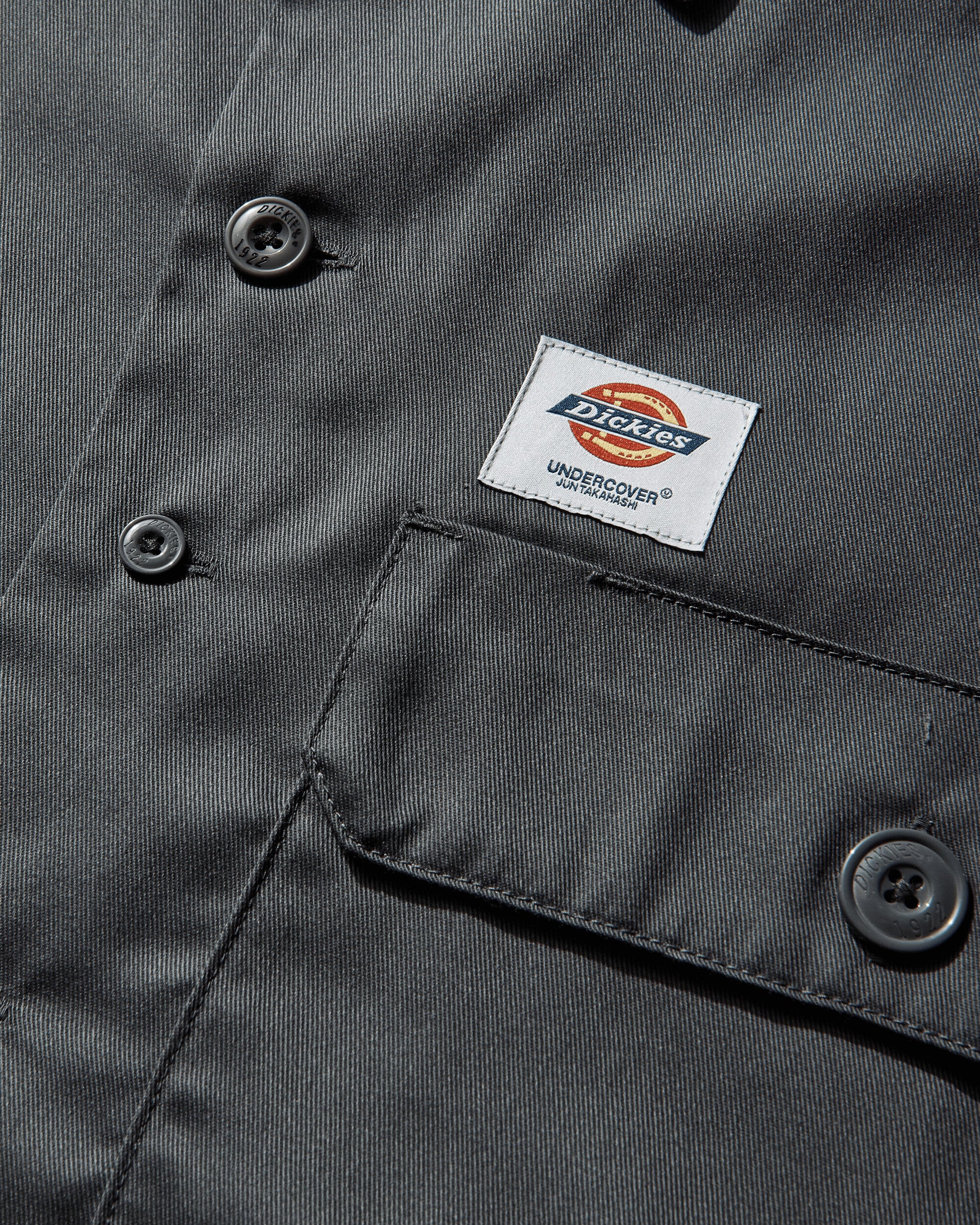 Men's Dickies Work Shirt Charcoal - Image 3