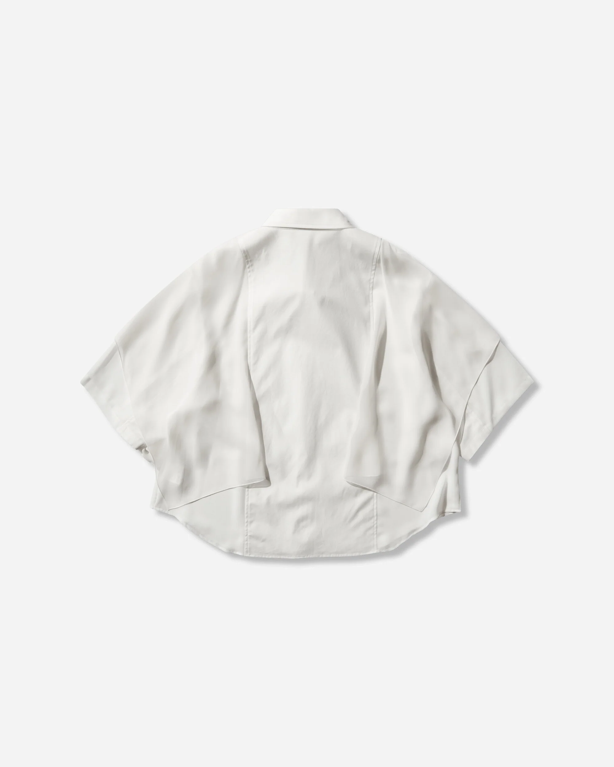 Women's Layered Georgette Shirt White - Image 2