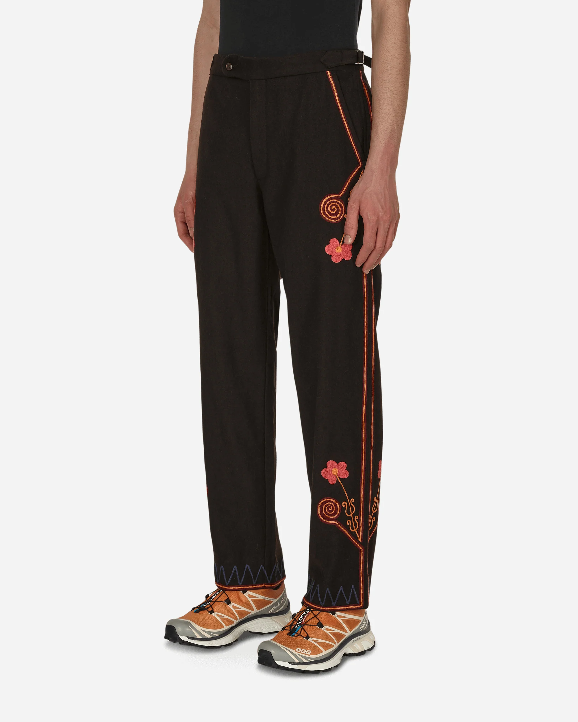 Rancher Embroidered Trousers Brown - Image 2