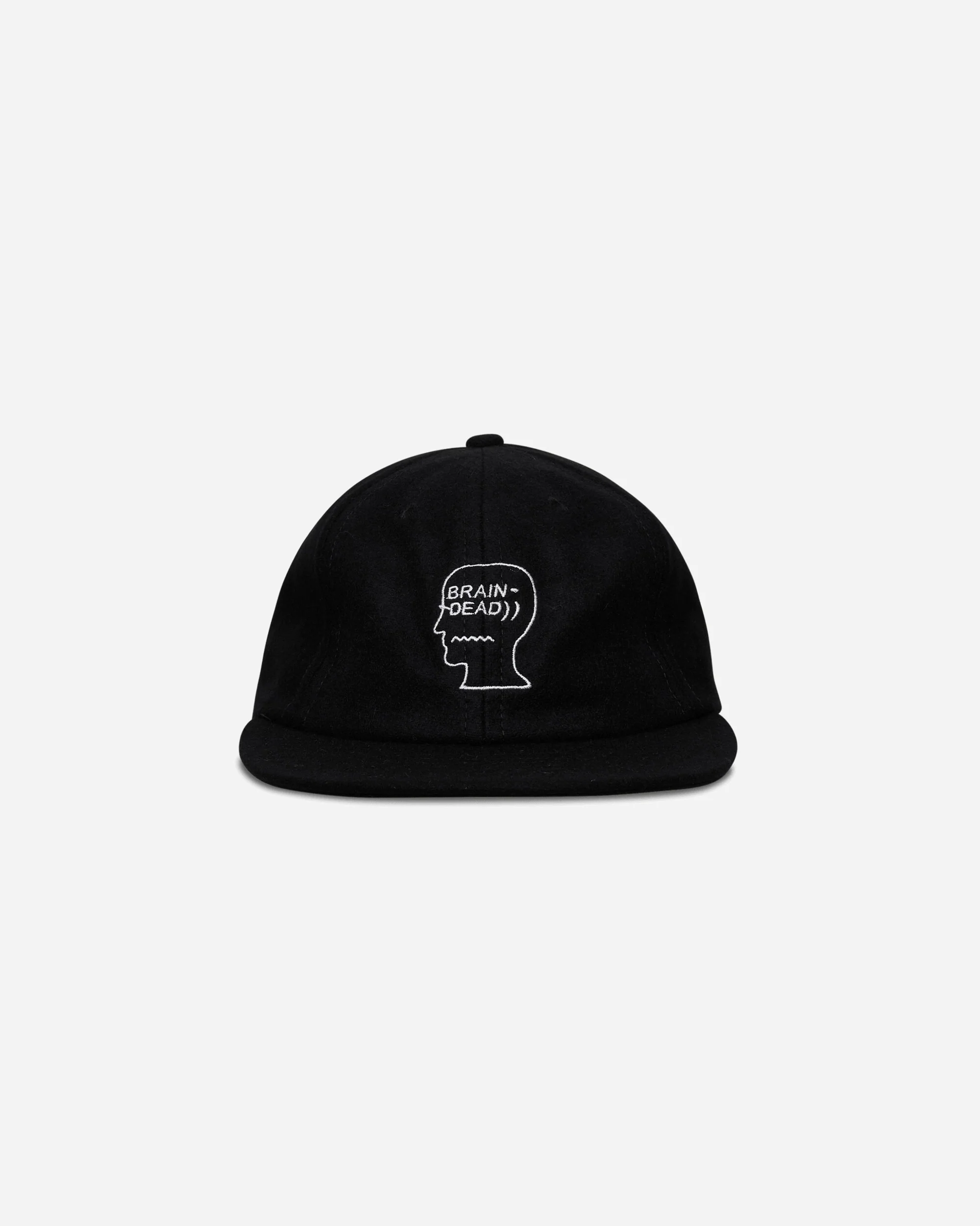 Flannel Classic Logohead 6 Panel Hat Black - Image 3