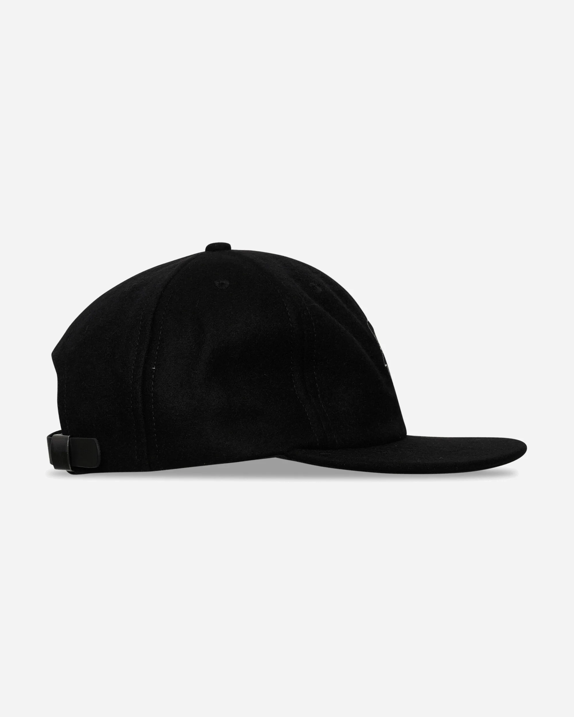 Flannel Classic Logohead 6 Panel Hat Black - Image 6