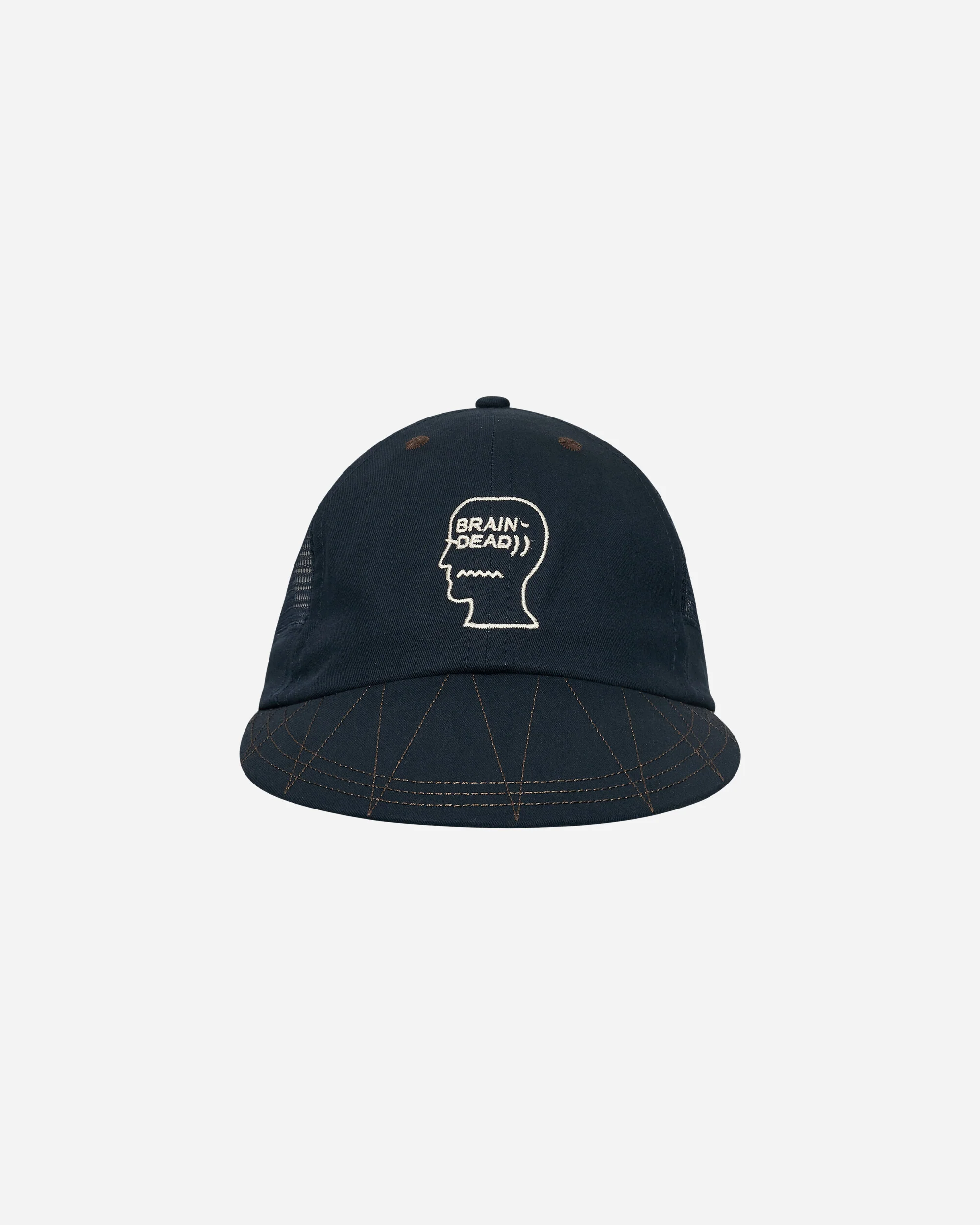 Logohead Mesh Long Brim Hat Navy - Image 2