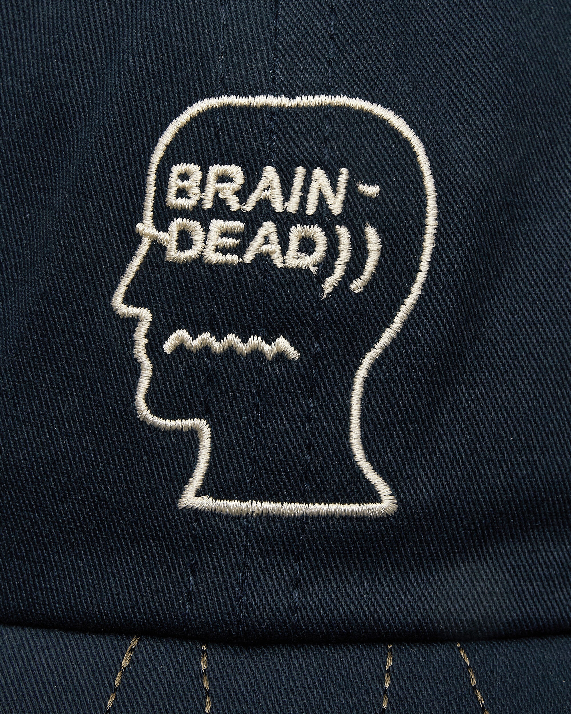 Logohead Mesh Long Brim Hat Navy - Image 6