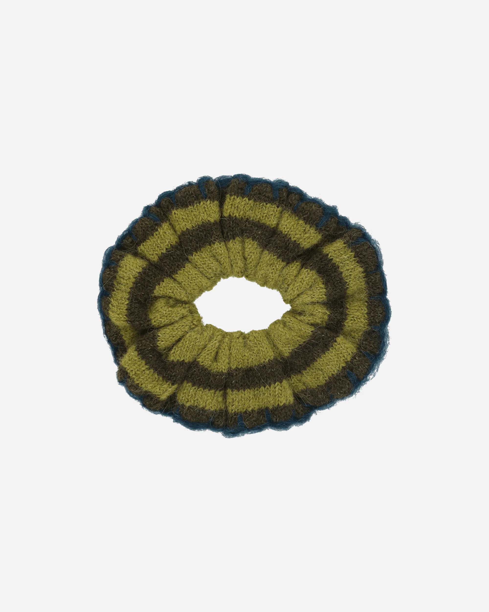 Lulu Stripe Scrunchie Green - Image 2