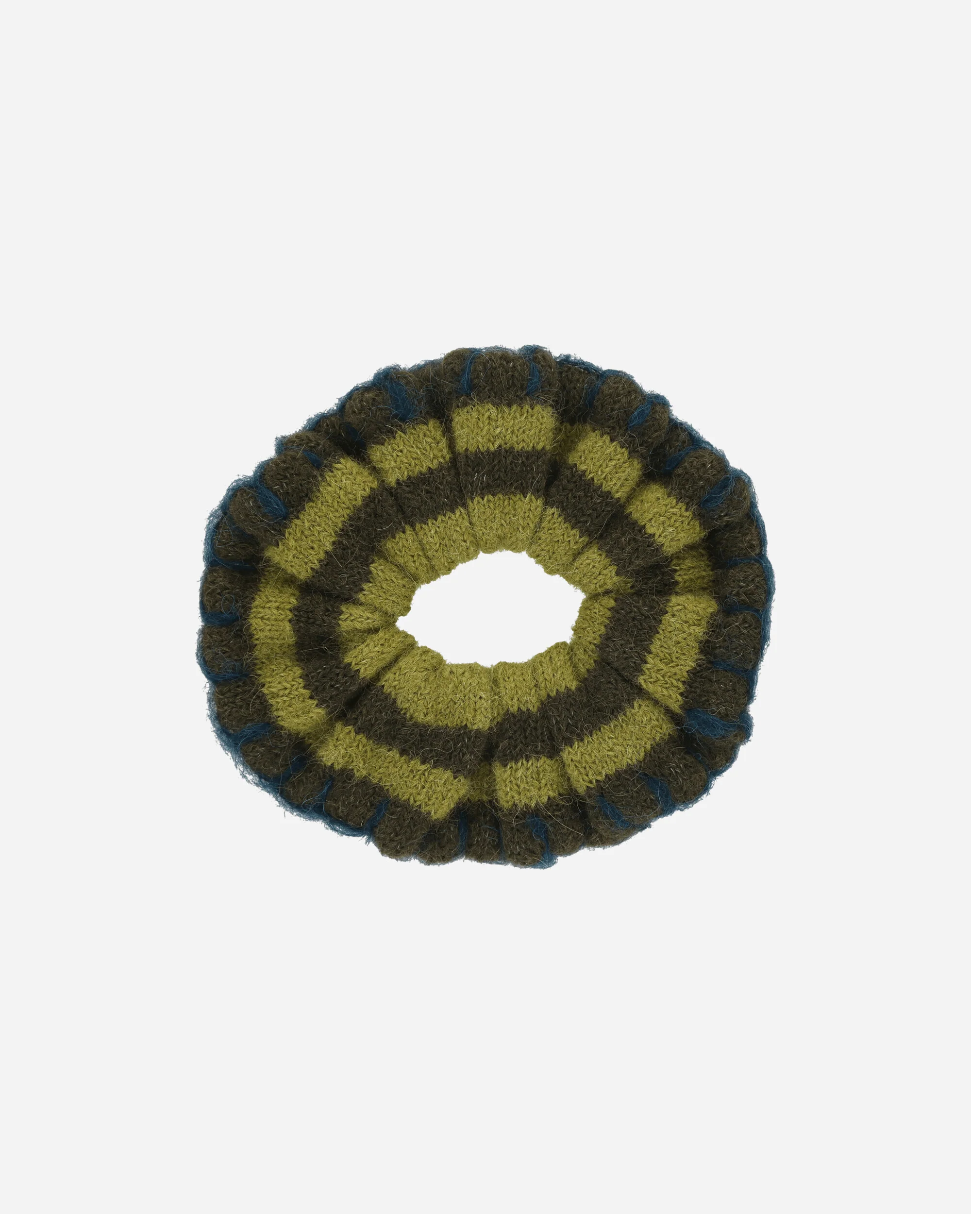 Lulu Stripe Scrunchie Green - Image 3