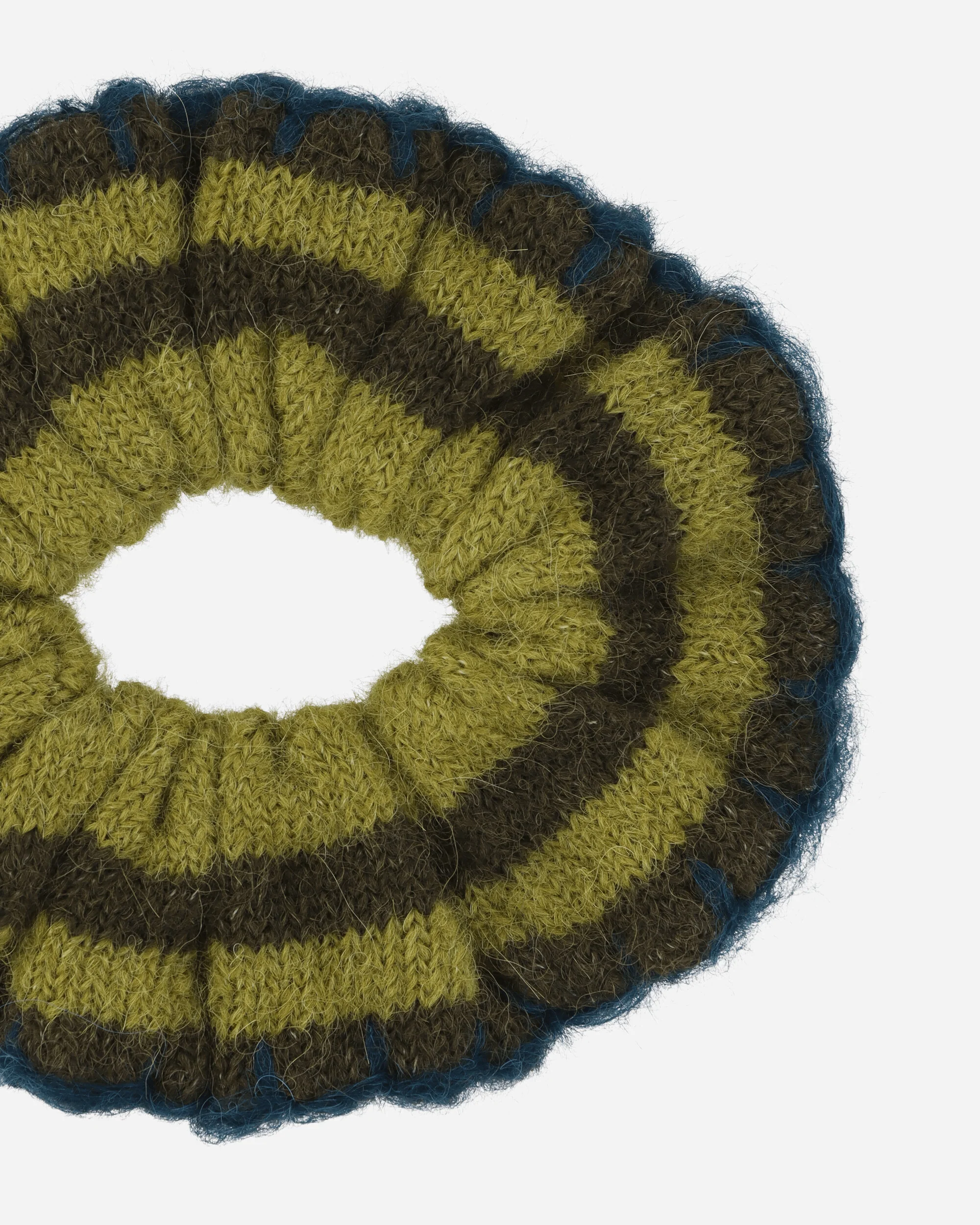 Lulu Stripe Scrunchie Green - Image 4