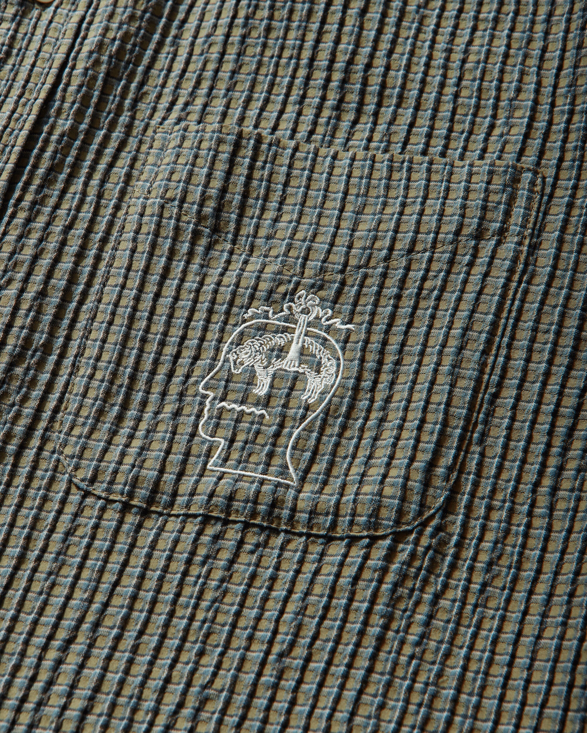 Brooks Brothers California Check Oxford Button Up Shirt Green - Image 3