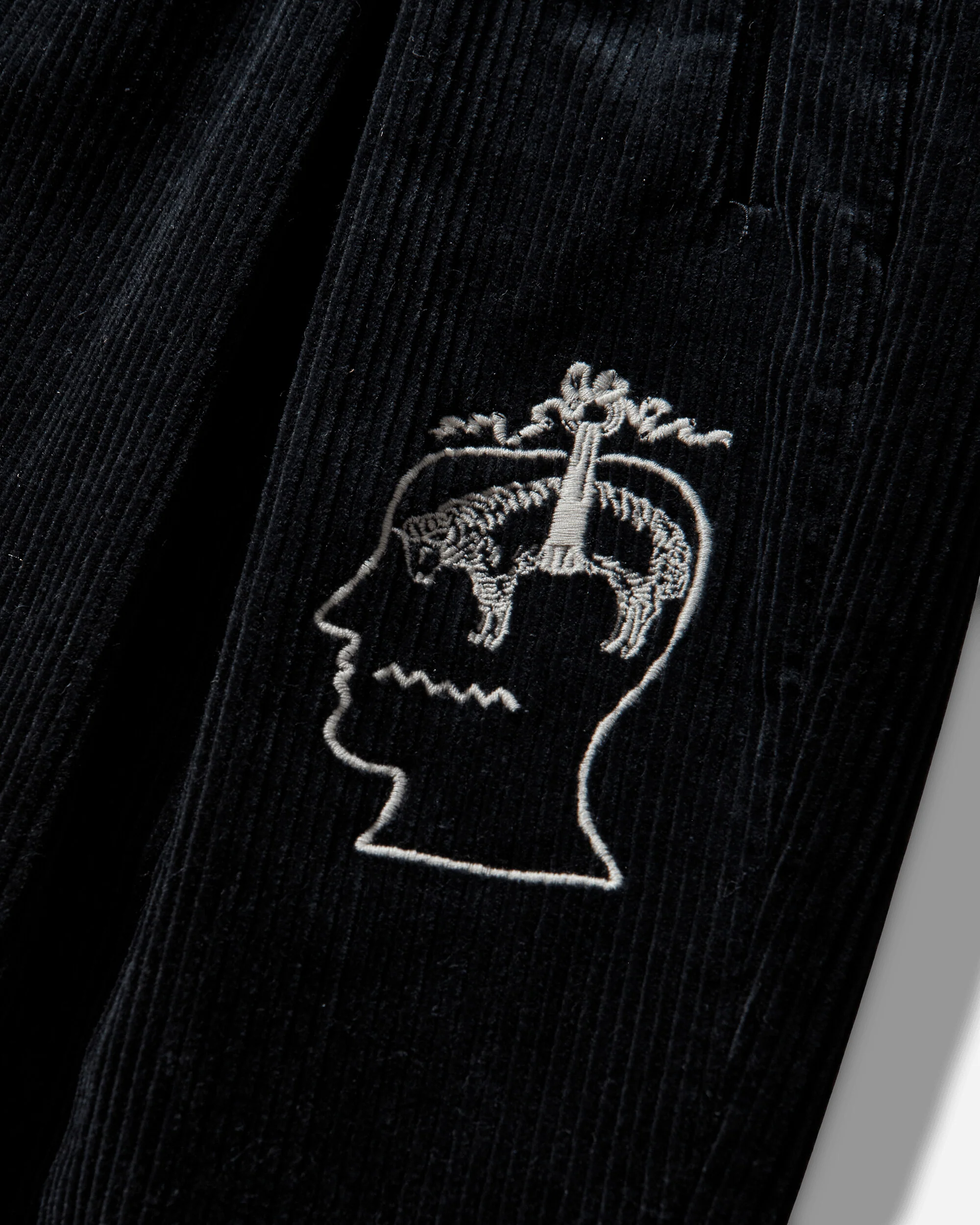 Brooks Brothers California Pleated Corduroy Trousers Midnight Blue - Image 4