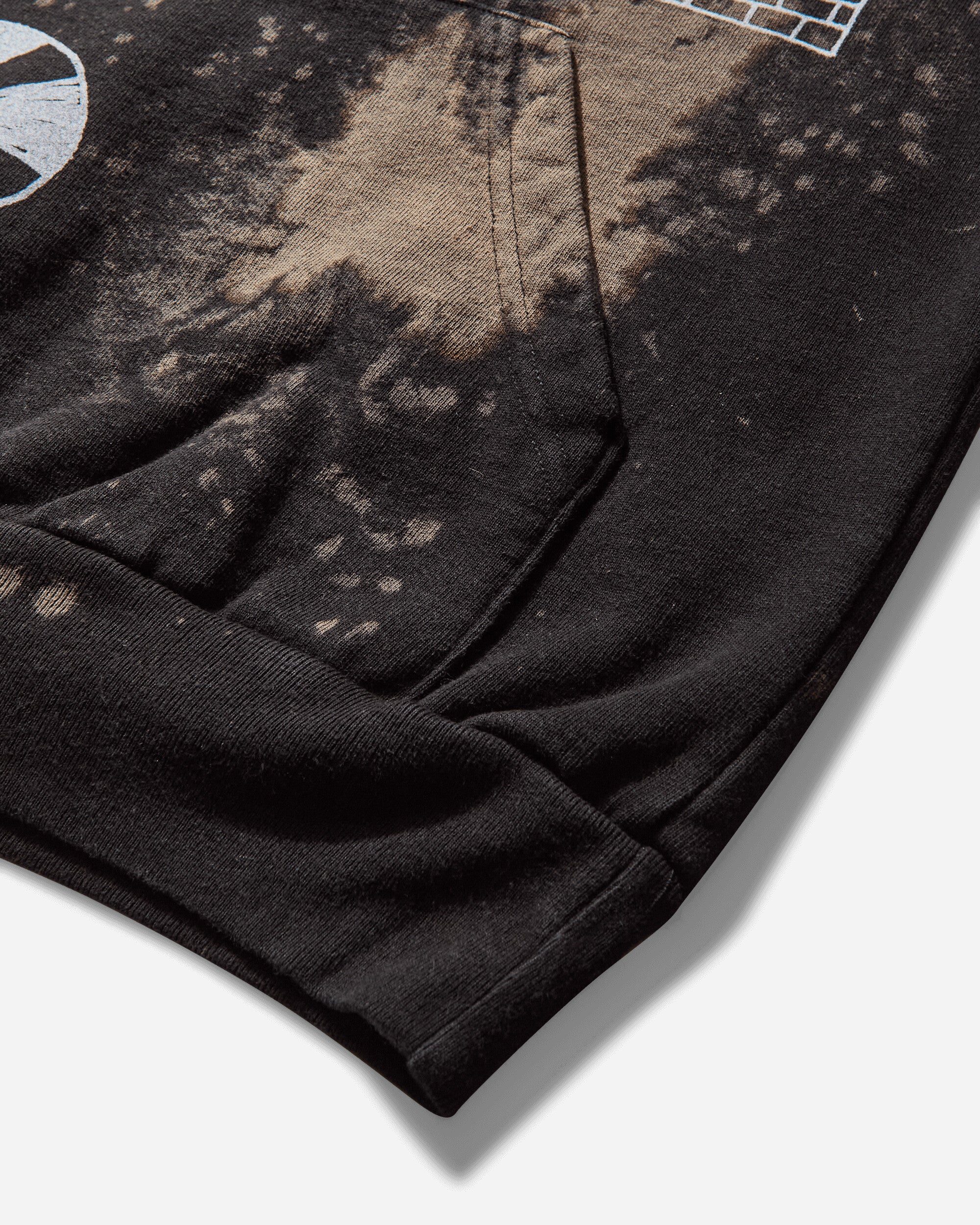 Slam Jam Acid Splatter Hooded Sweatshirt Black - Image 5