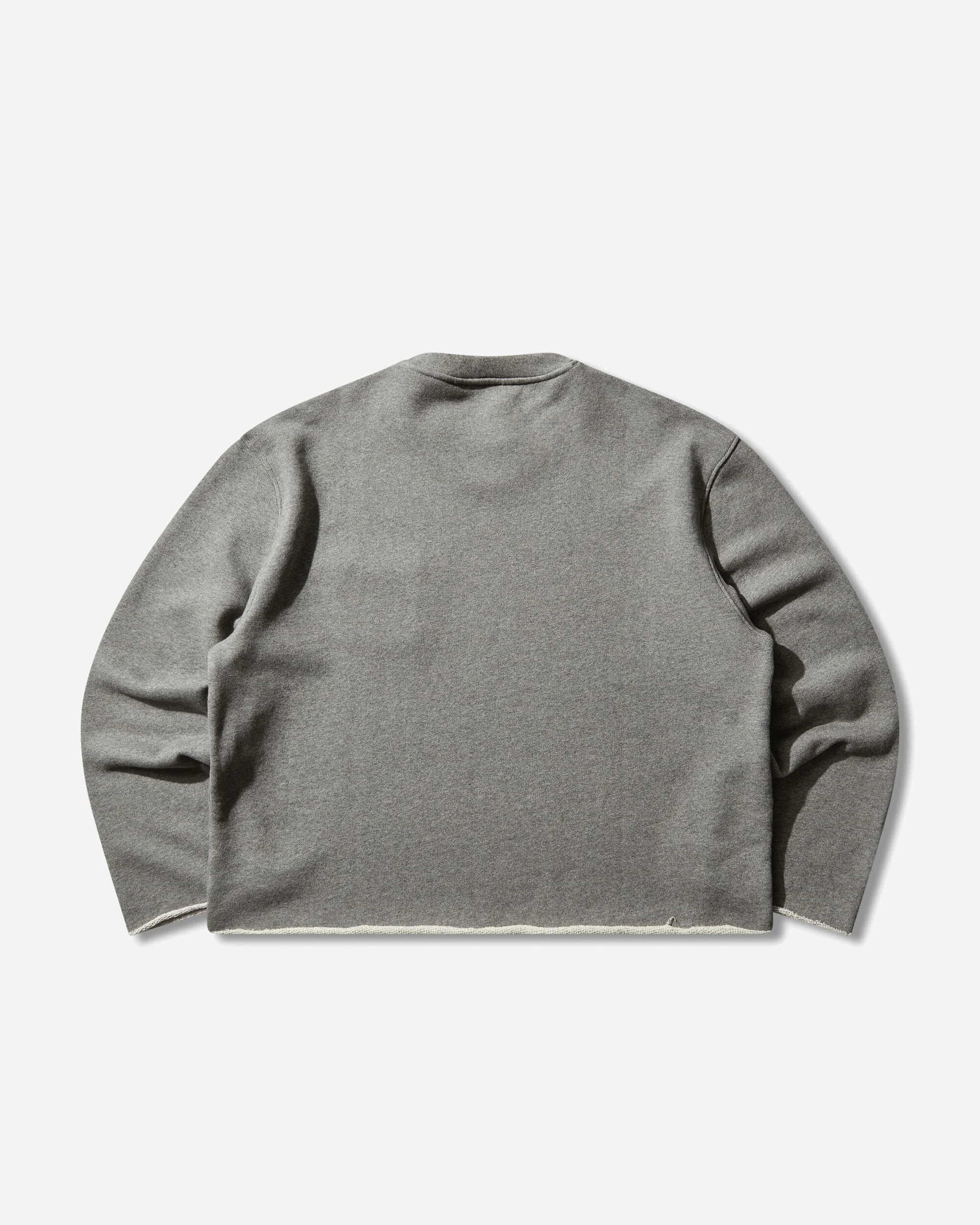 Boxy French Terry Sweatshirt Heather Grey - Image 2