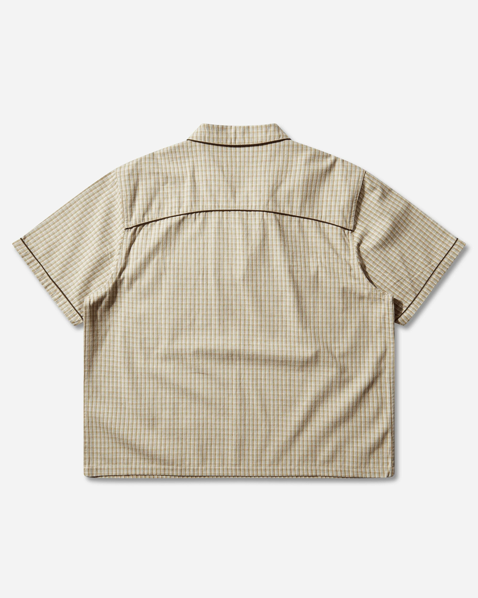 Check Western Shirt Taupe - Image 2