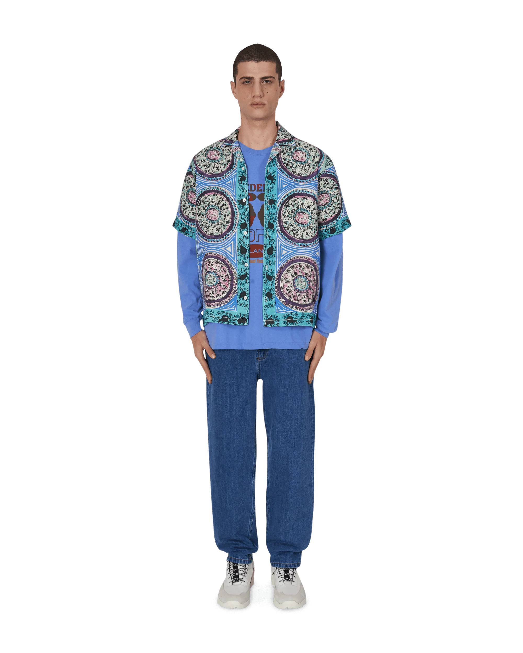 Slam Jam x SPACEDELICIOUS Longsleeve T-Shirt Blue - Image 5