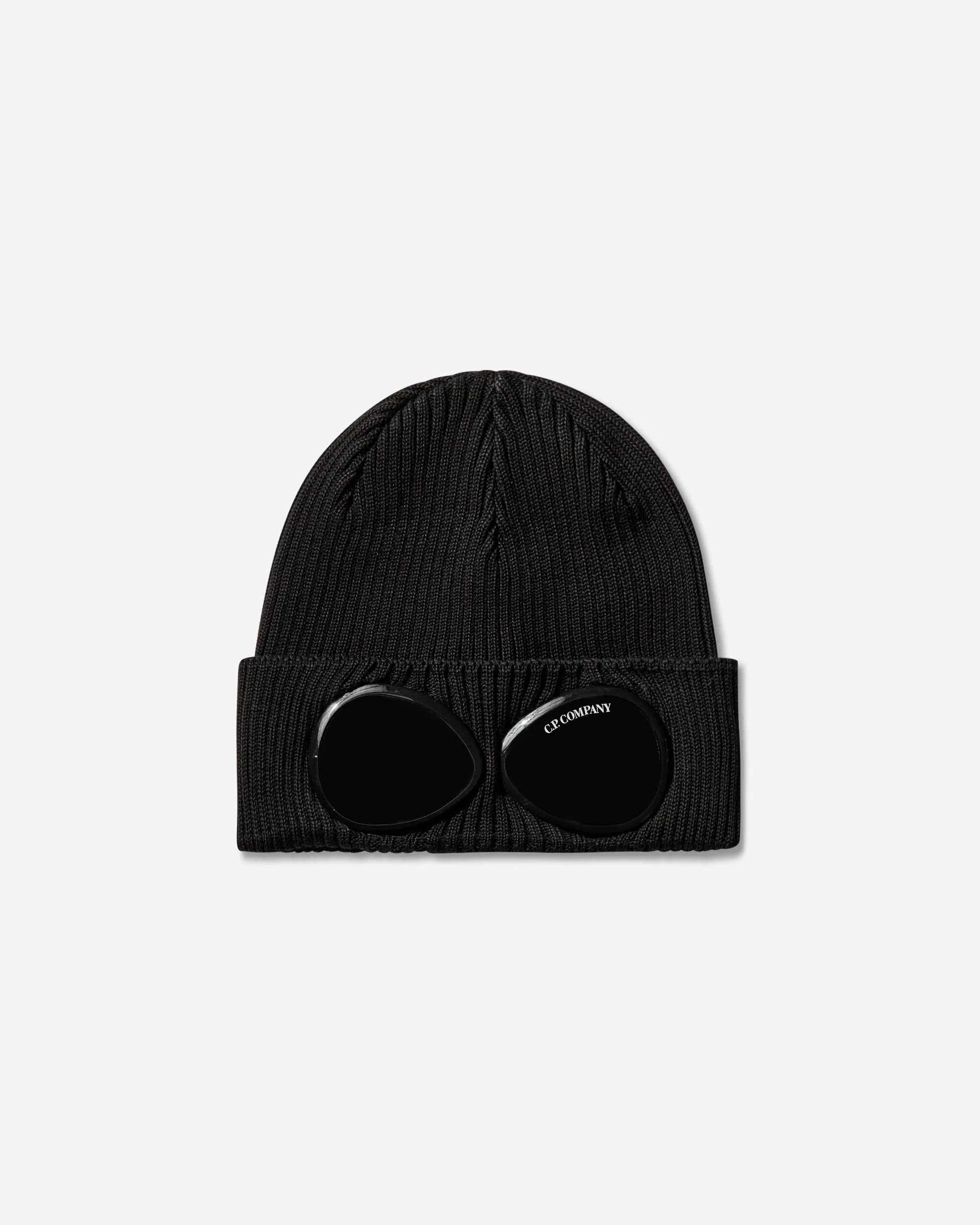 Cotton Goggle Beanie Black - Image 2
