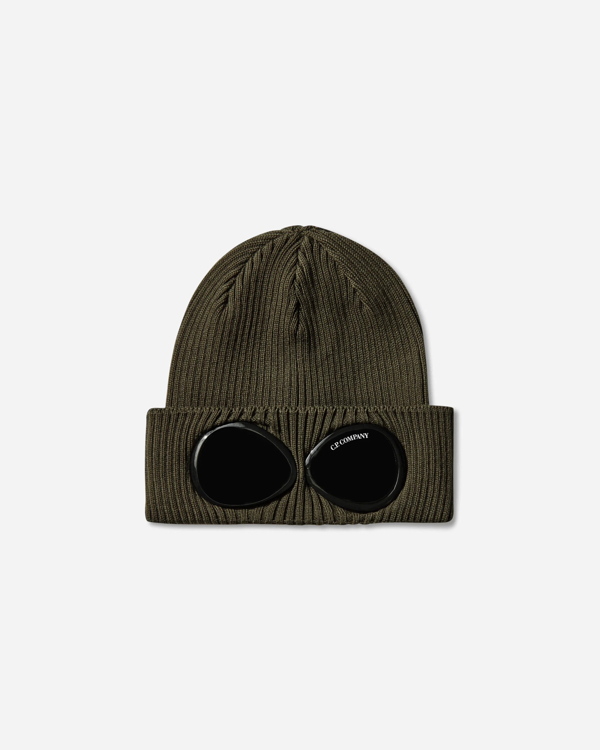 Cotton Goggle Beanie Ivy Green - Image 2