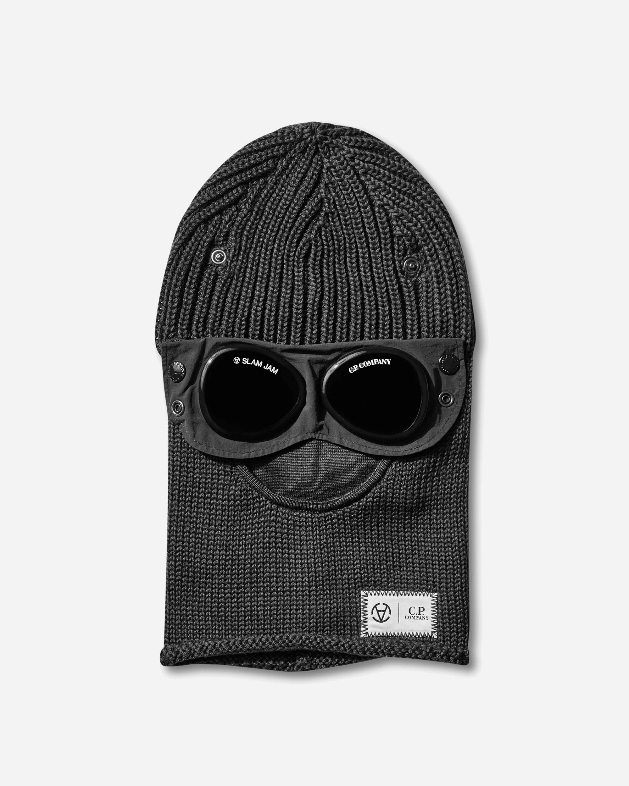 Slam Jam Extrafine Merino Wool Goggle Balaclava Black - Image 2