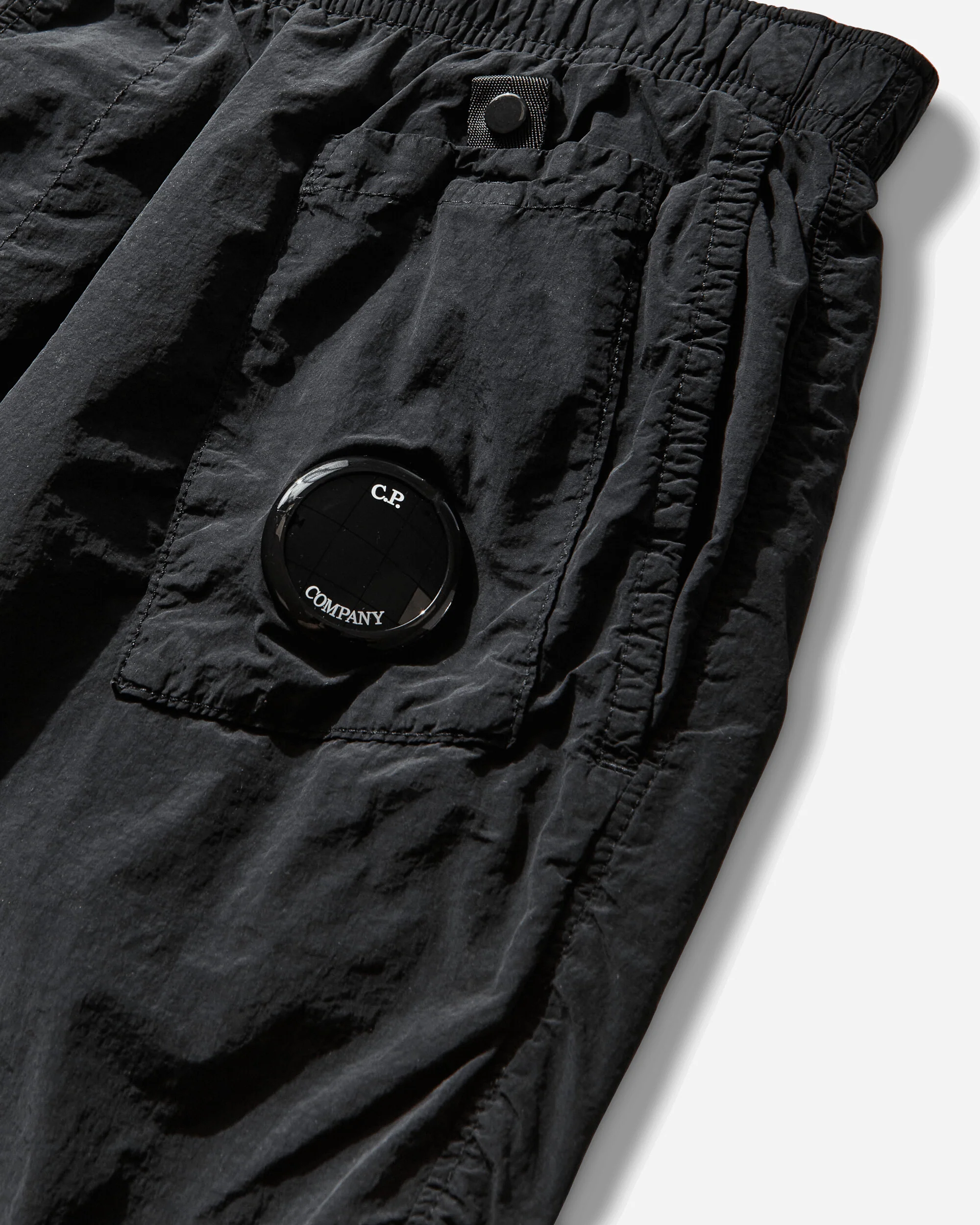 Men's Flatt Nylon Swim Shorts Black - Image 3