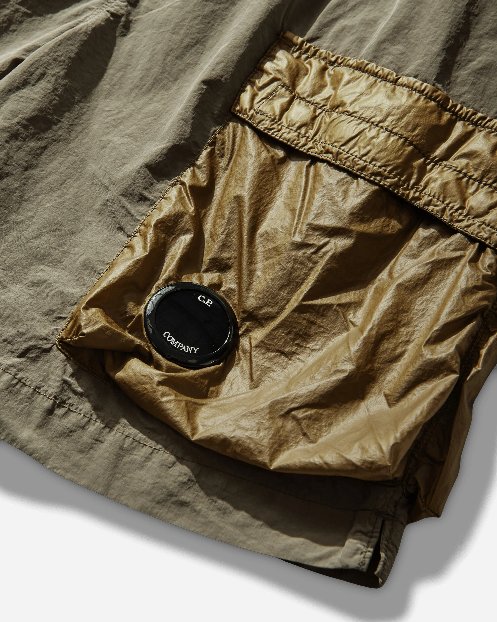 Men's Flatt Nylon Swim Shorts Dried Herb - Image 3
