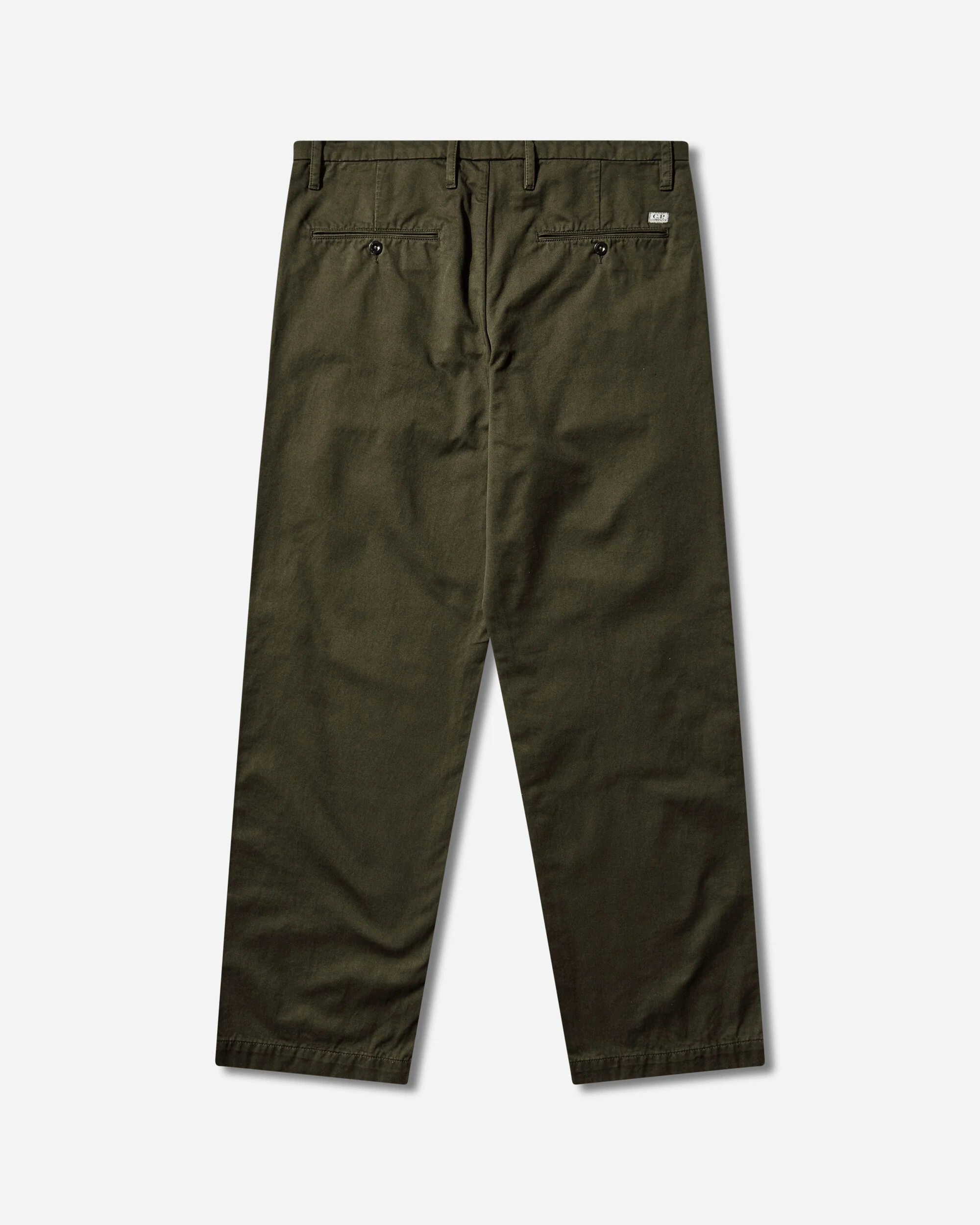 Men's Cotton Gabardine Loose Chino Pants Ivy Green - Image 2