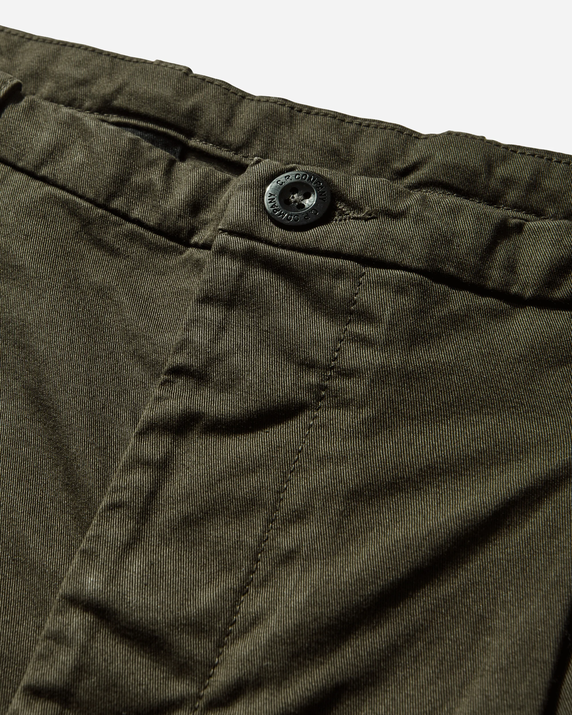Men's Cotton Gabardine Loose Chino Pants Ivy Green - Image 3