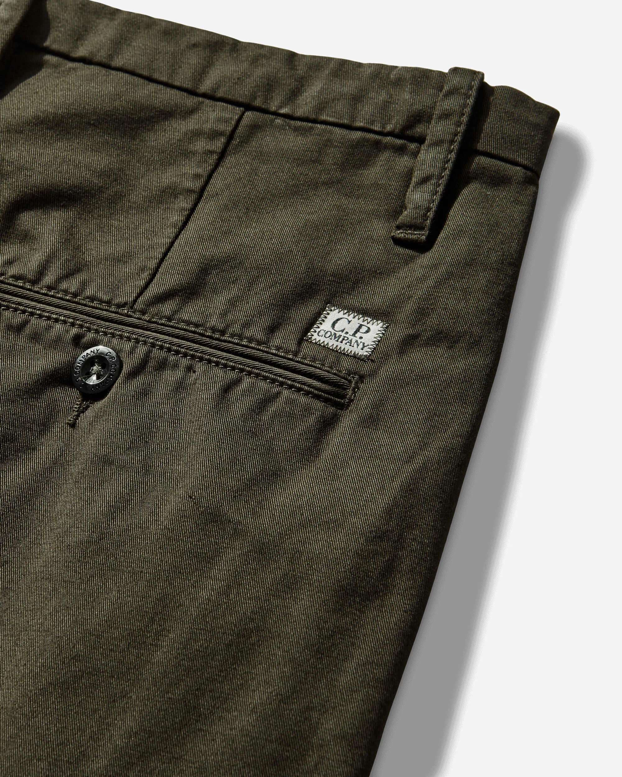 Men's Cotton Gabardine Loose Chino Pants Ivy Green - Image 4