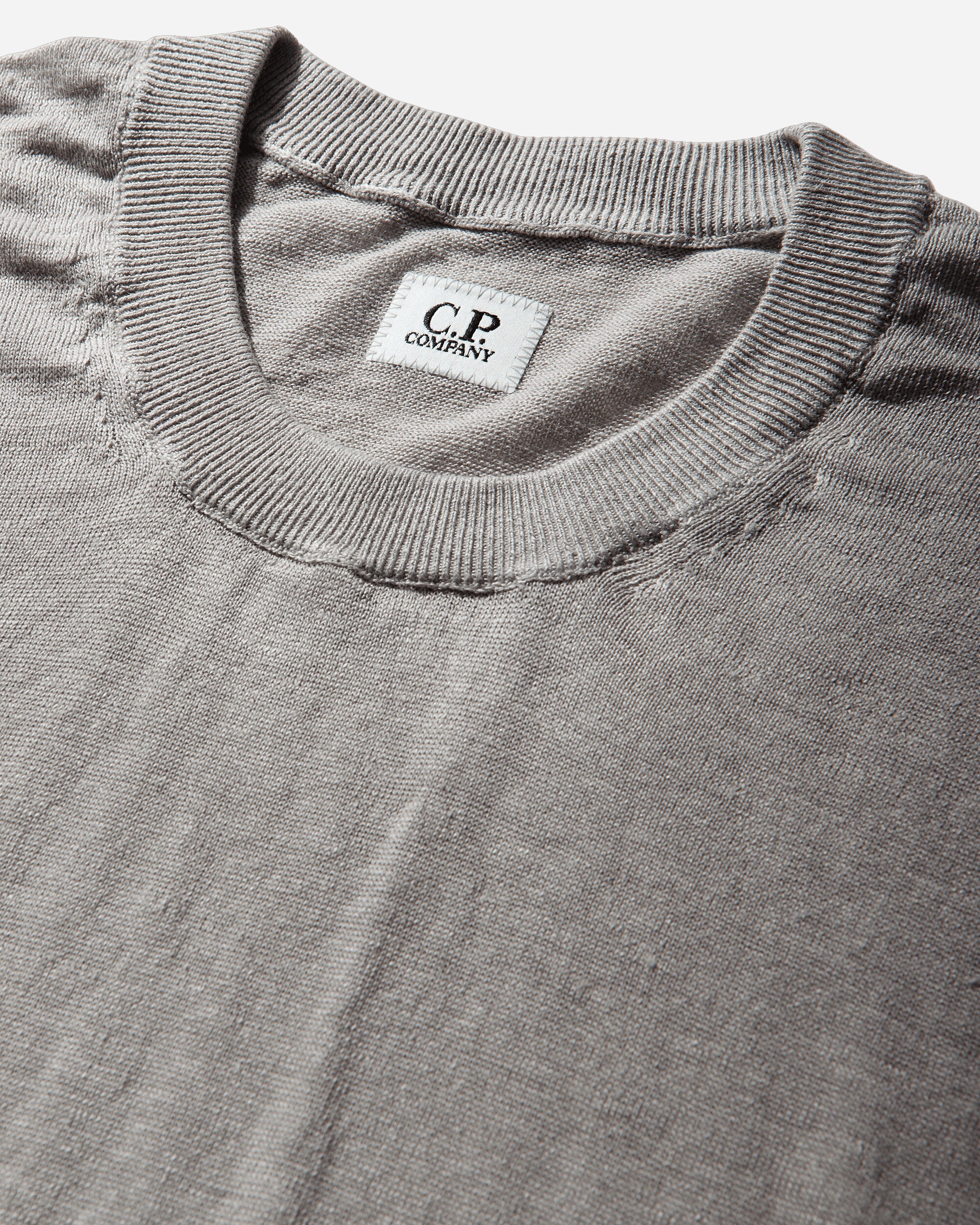 Men's Flax Crewneck Sweater Dove - Image 3
