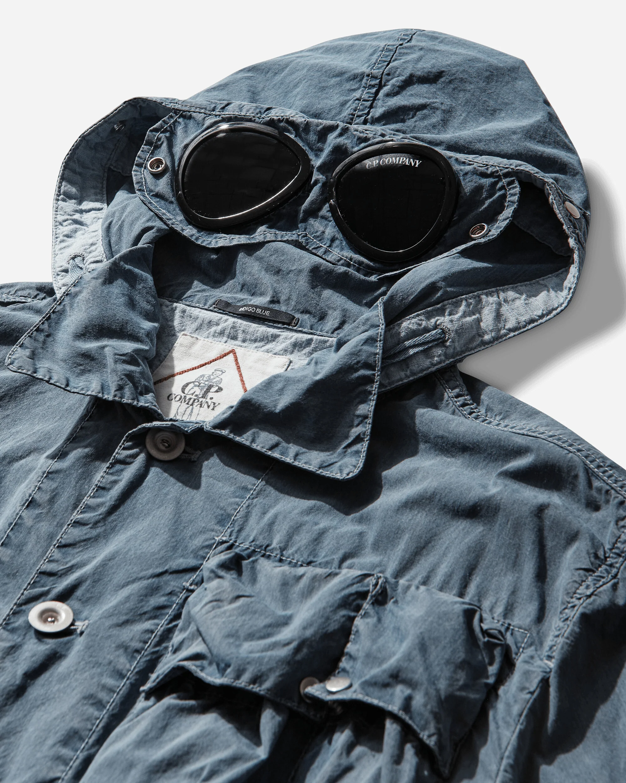 Men's 50 Fili Goggle Jacket Indigo Bleached - Image 5