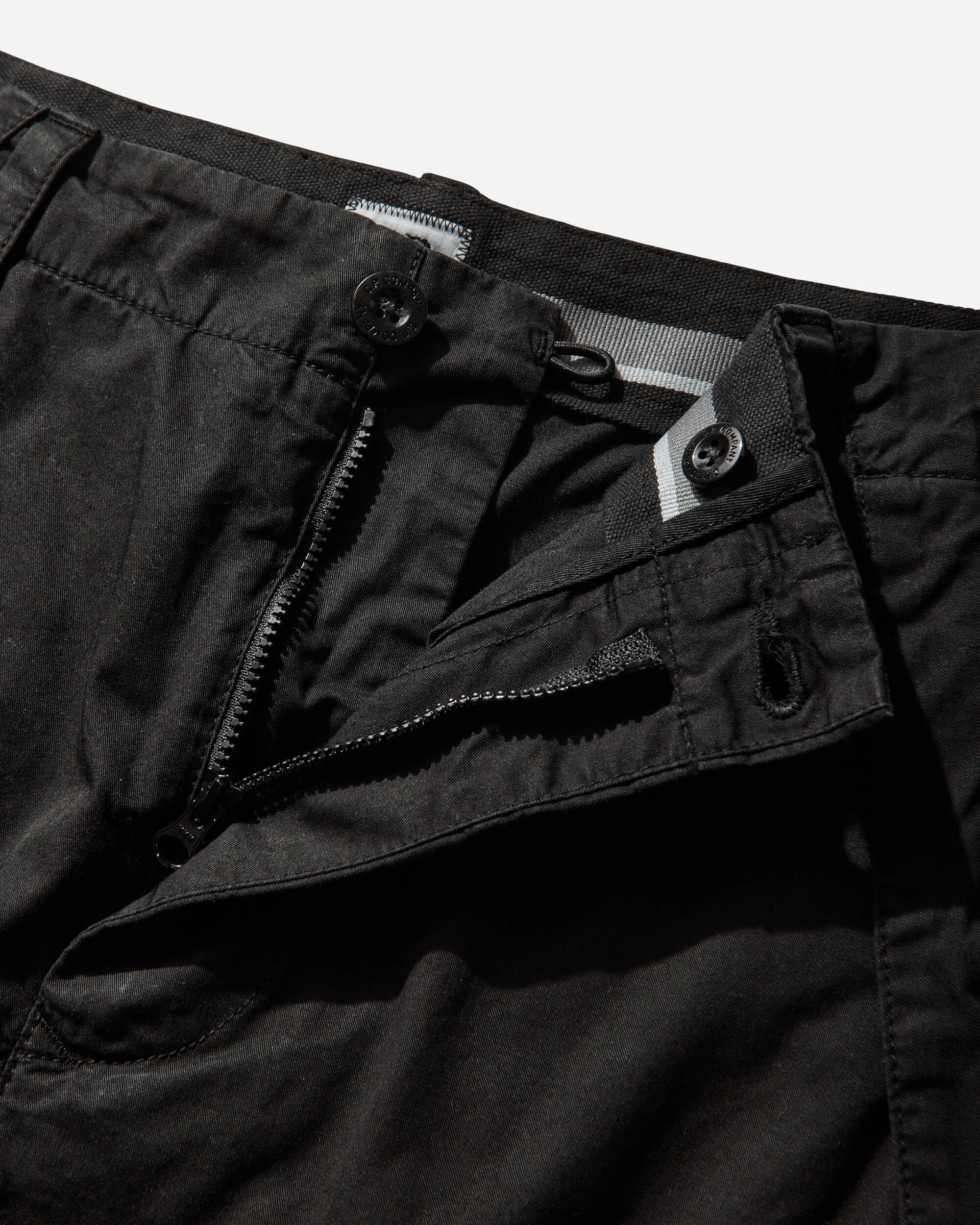 Men's Cotton Gabardine Cargo Pants Black - Image 4