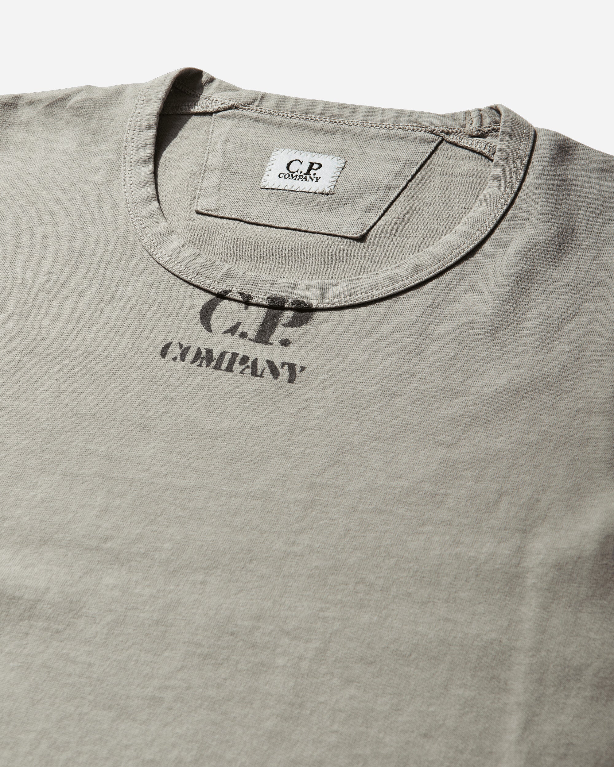 Men's 20/1 Jersey Graphic T-Shirt Moss Grey - Image 3