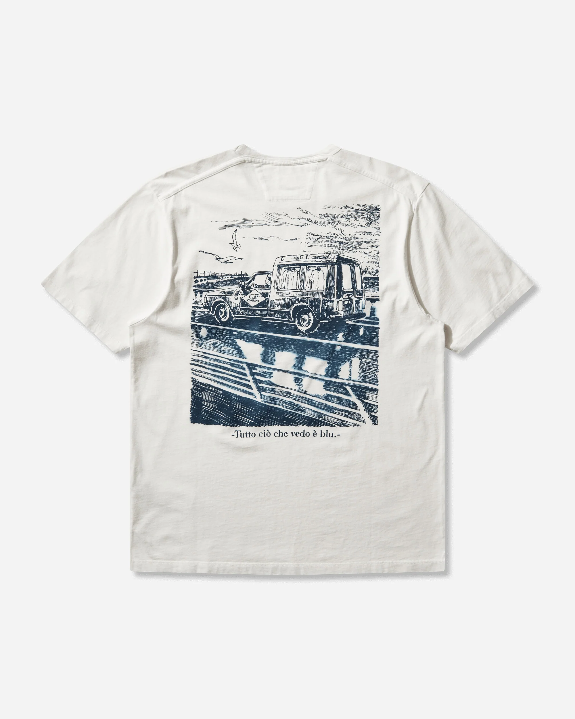Men's Jersey T-Shirt Gauze White - Image 2