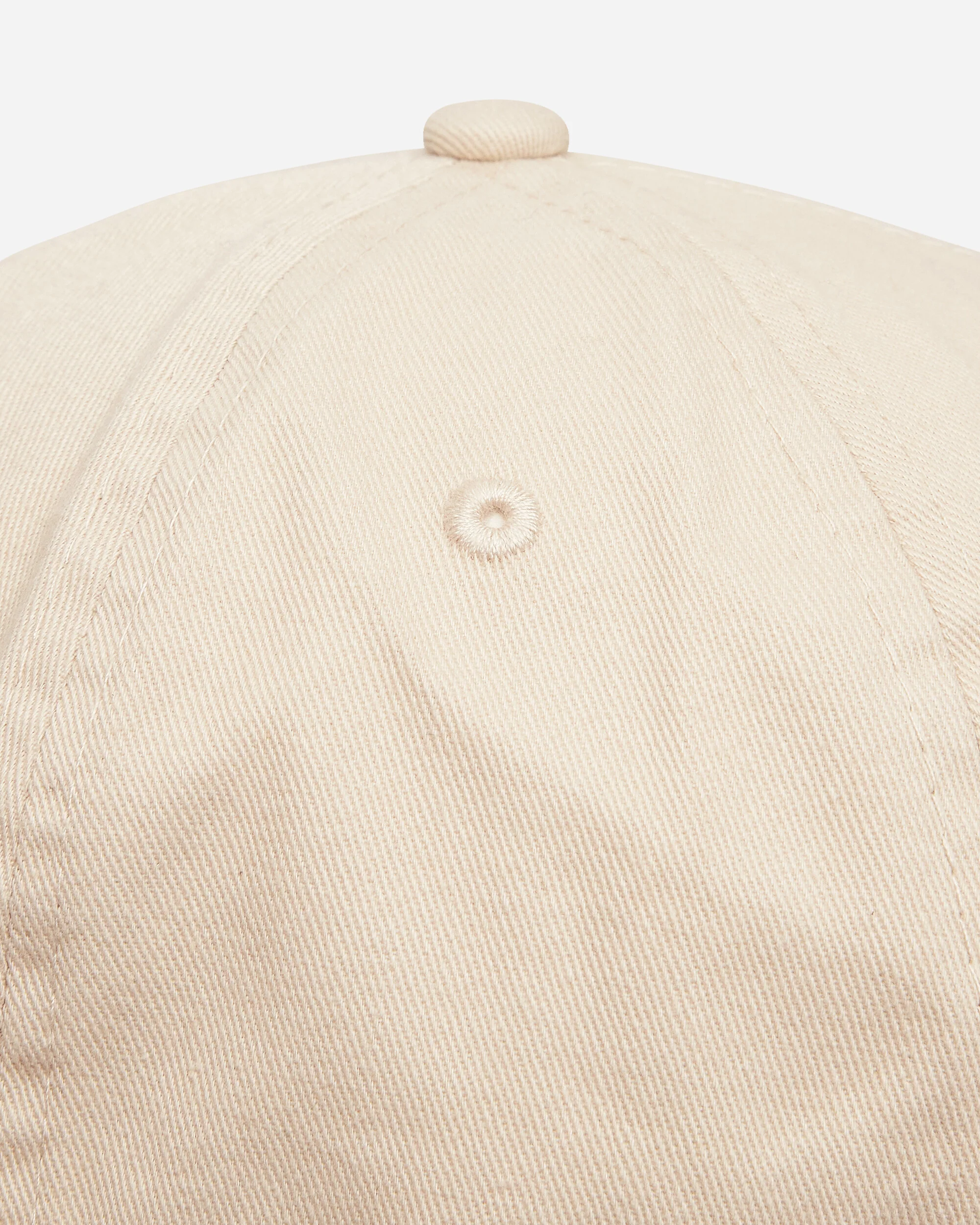 Classic Logo Baseball Cap Ivory - Image 7