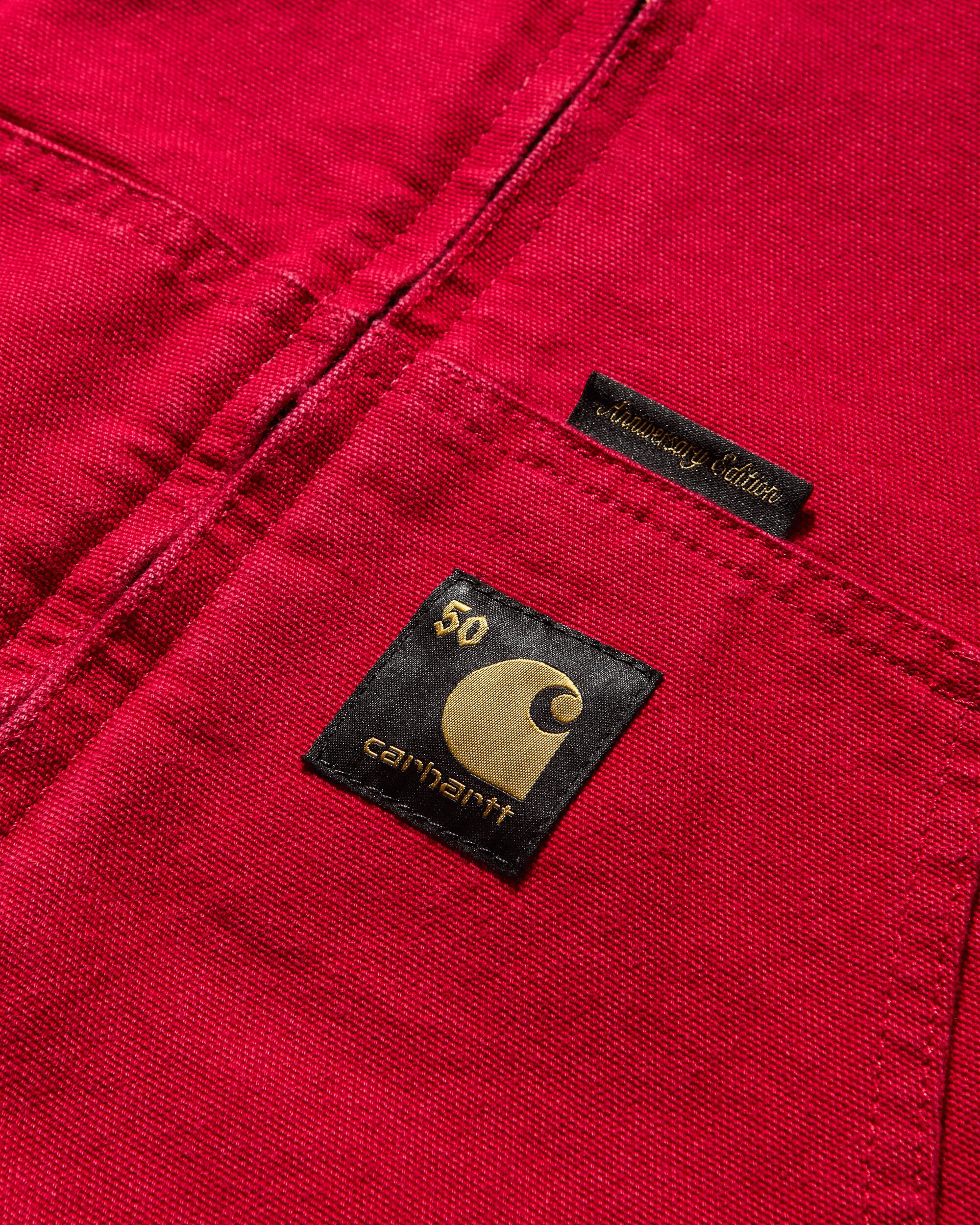 Men's OG Active Jacket 50th Anniversary Edition Canvas Black / USA Red - Image 5