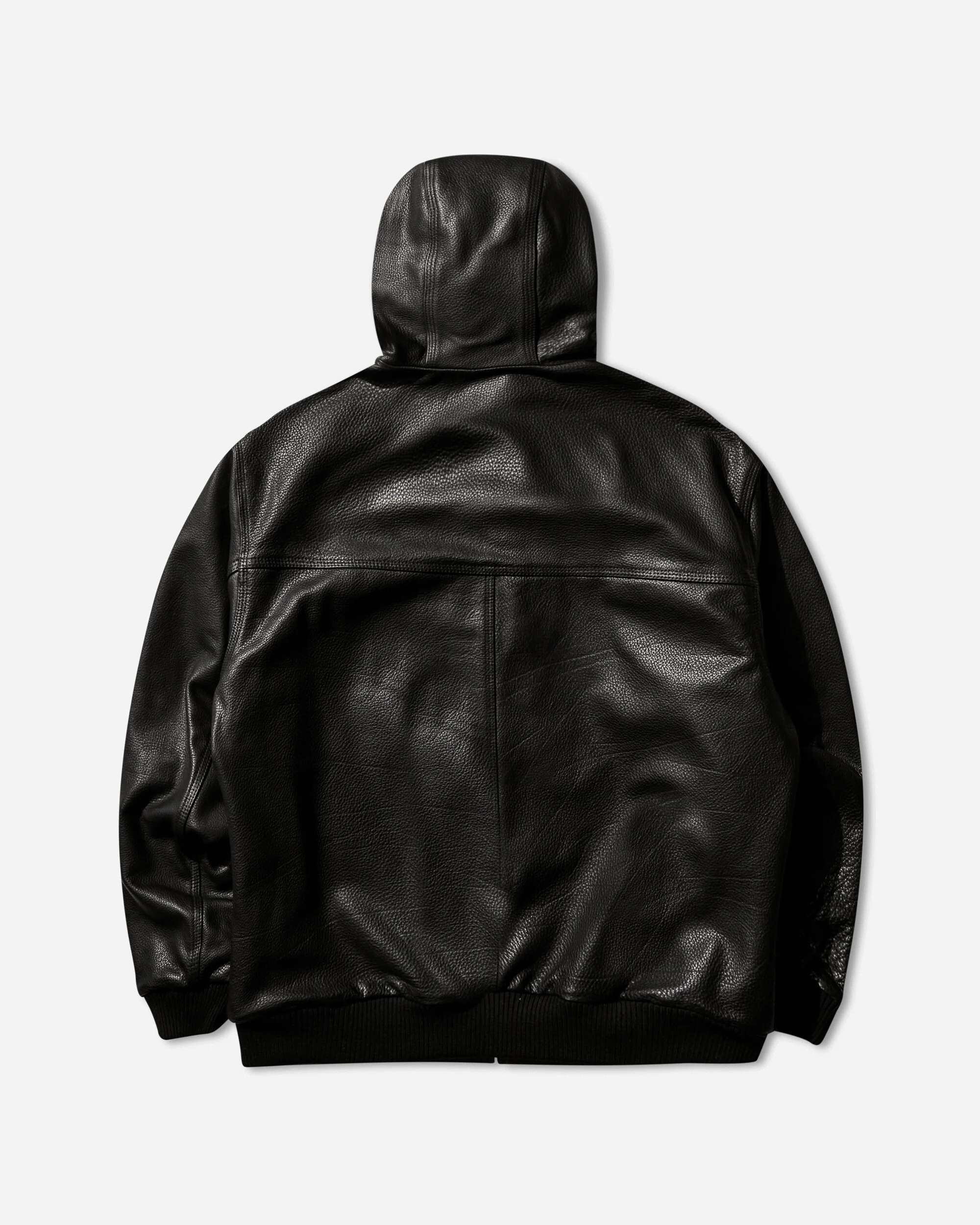 Men's OG Active Jacket 50th Anniversary Edition Leather Black / Hamilton Brown - Image 2