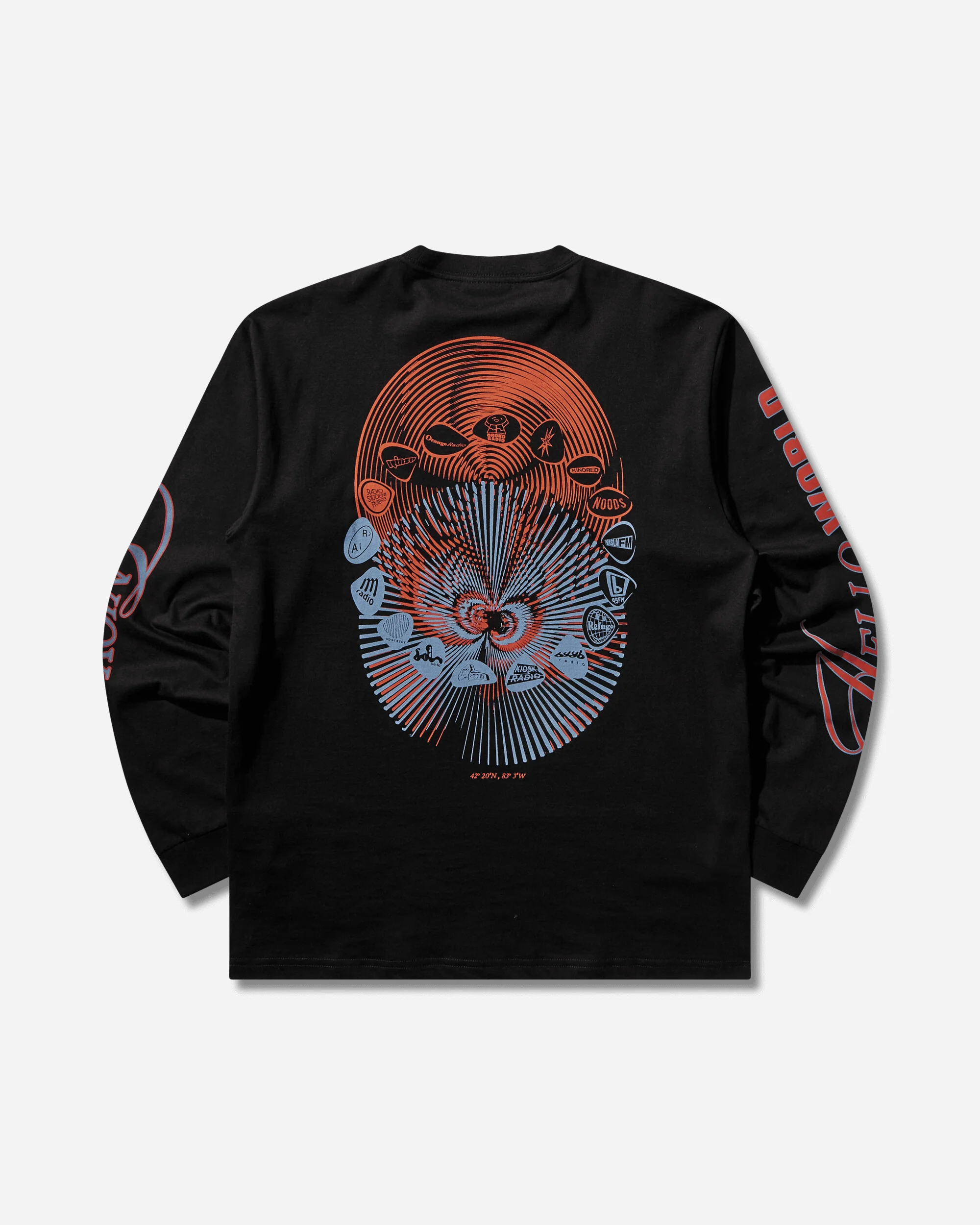 Audio Archives WIP Longsleeve T-Shirt Black - Image 2