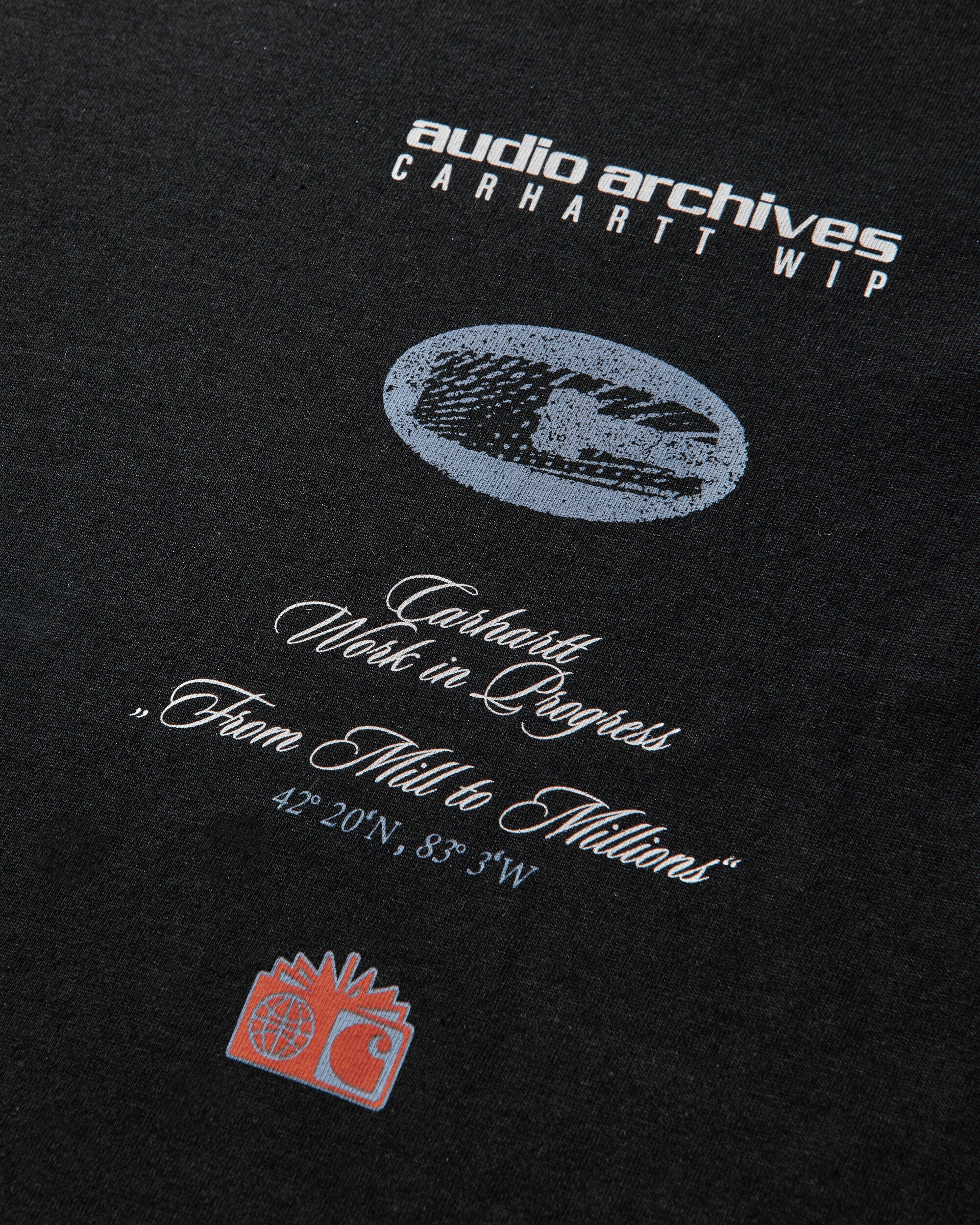 Audio Archives WIP Longsleeve T-Shirt Black - Image 3