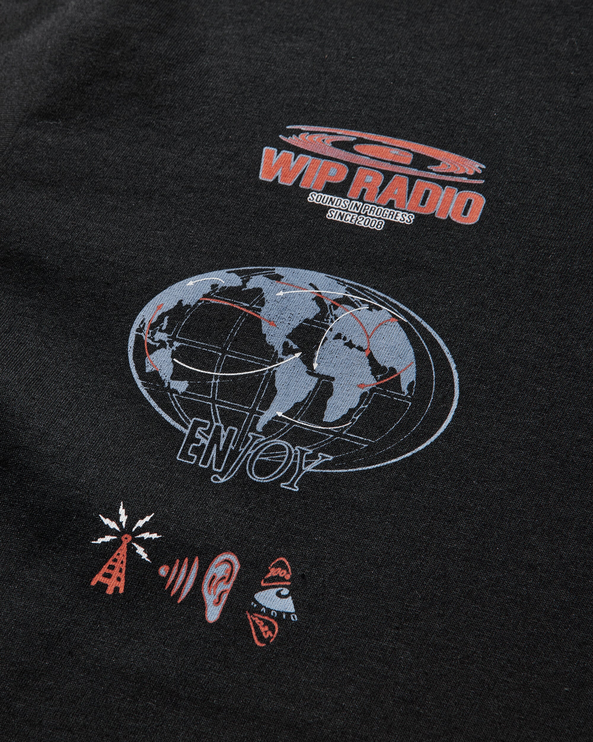 Audio Archives WIP Longsleeve T-Shirt Black - Image 4