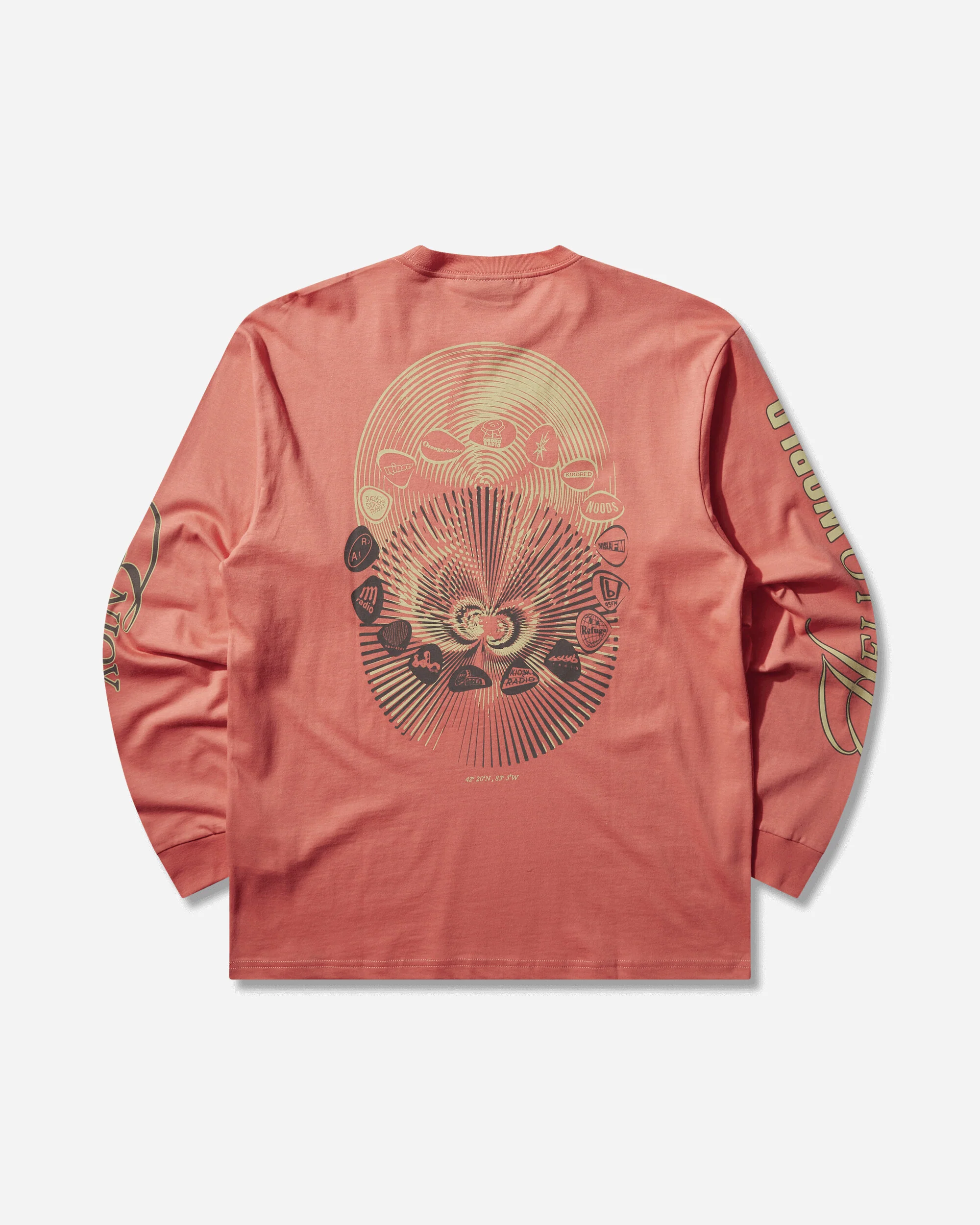 Audio Archives WIP Longsleeve T-Shirt Orange - Image 2