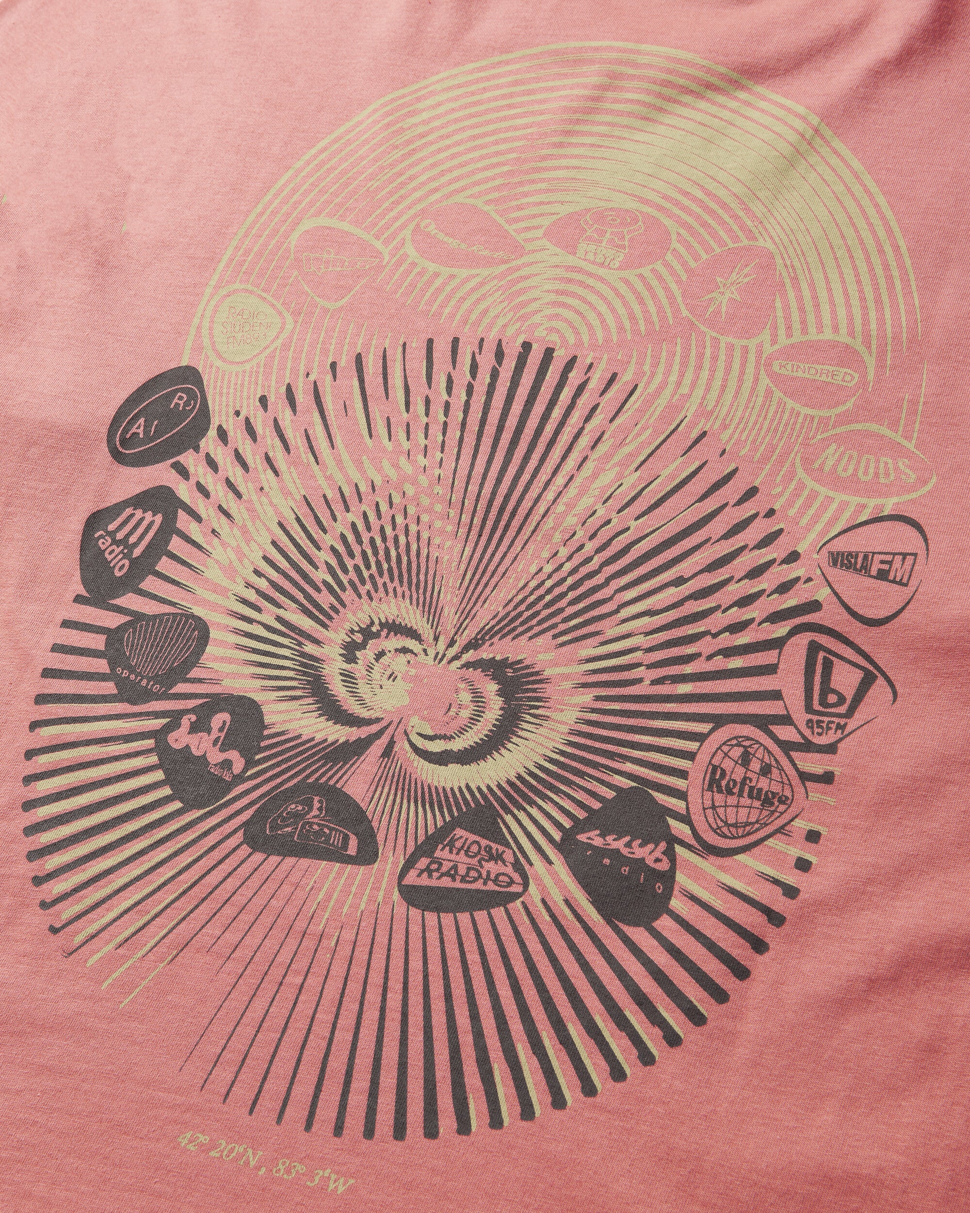 Audio Archives WIP Longsleeve T-Shirt Orange - Image 3