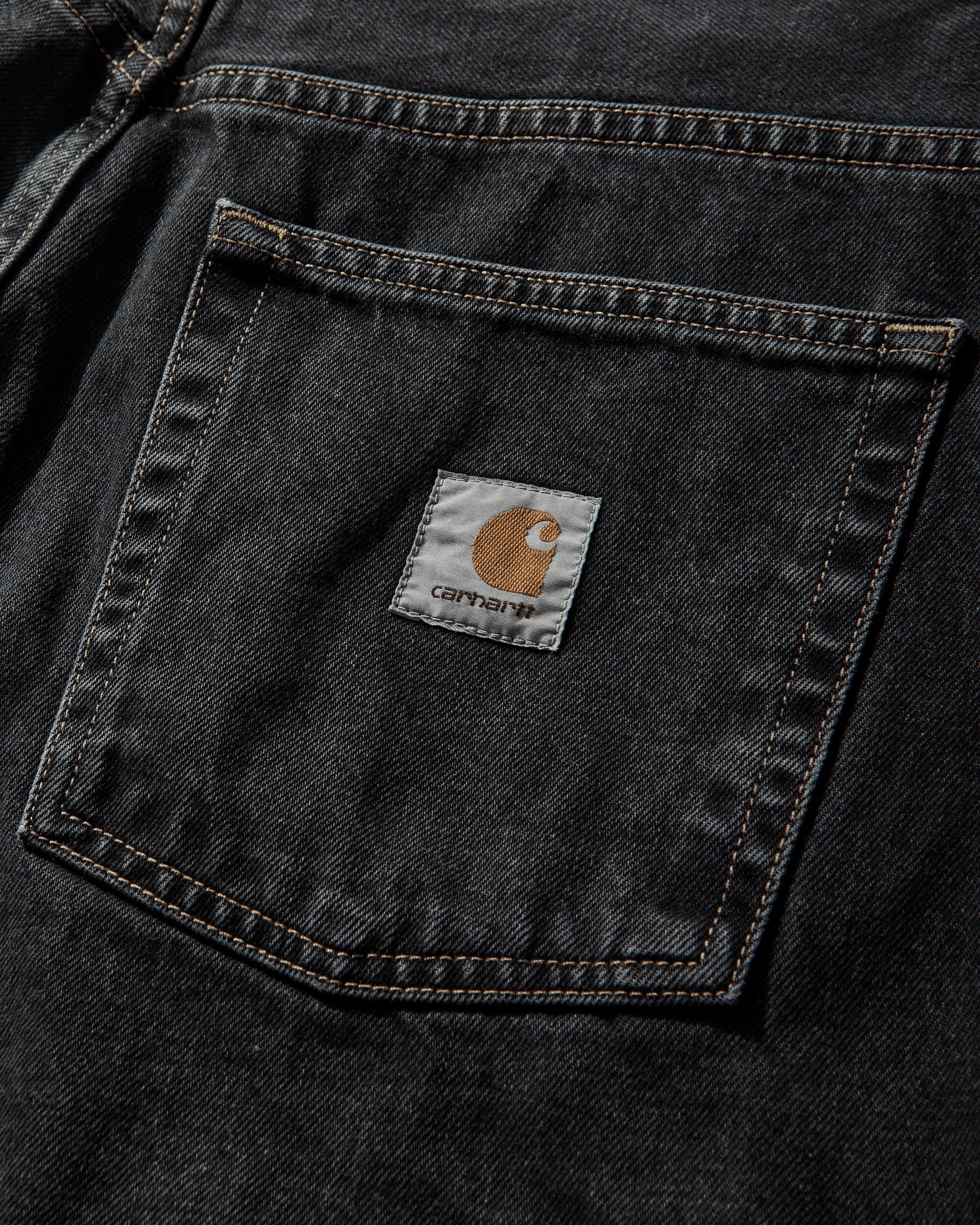 Men's Brandon Shorts Black (Stone Washed) - Image 4