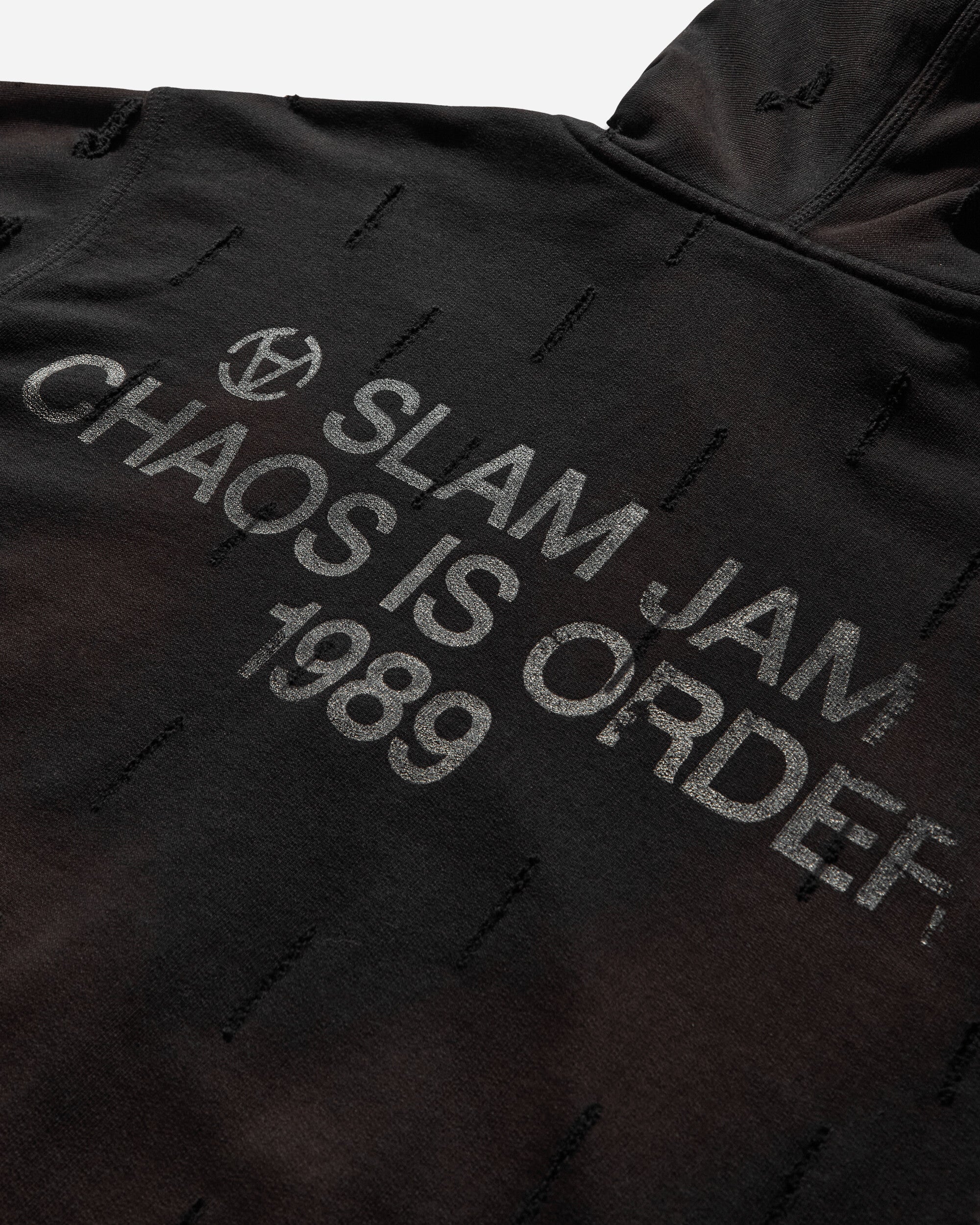 Slam Jam Hooded American Script Jacket Black - Image 3