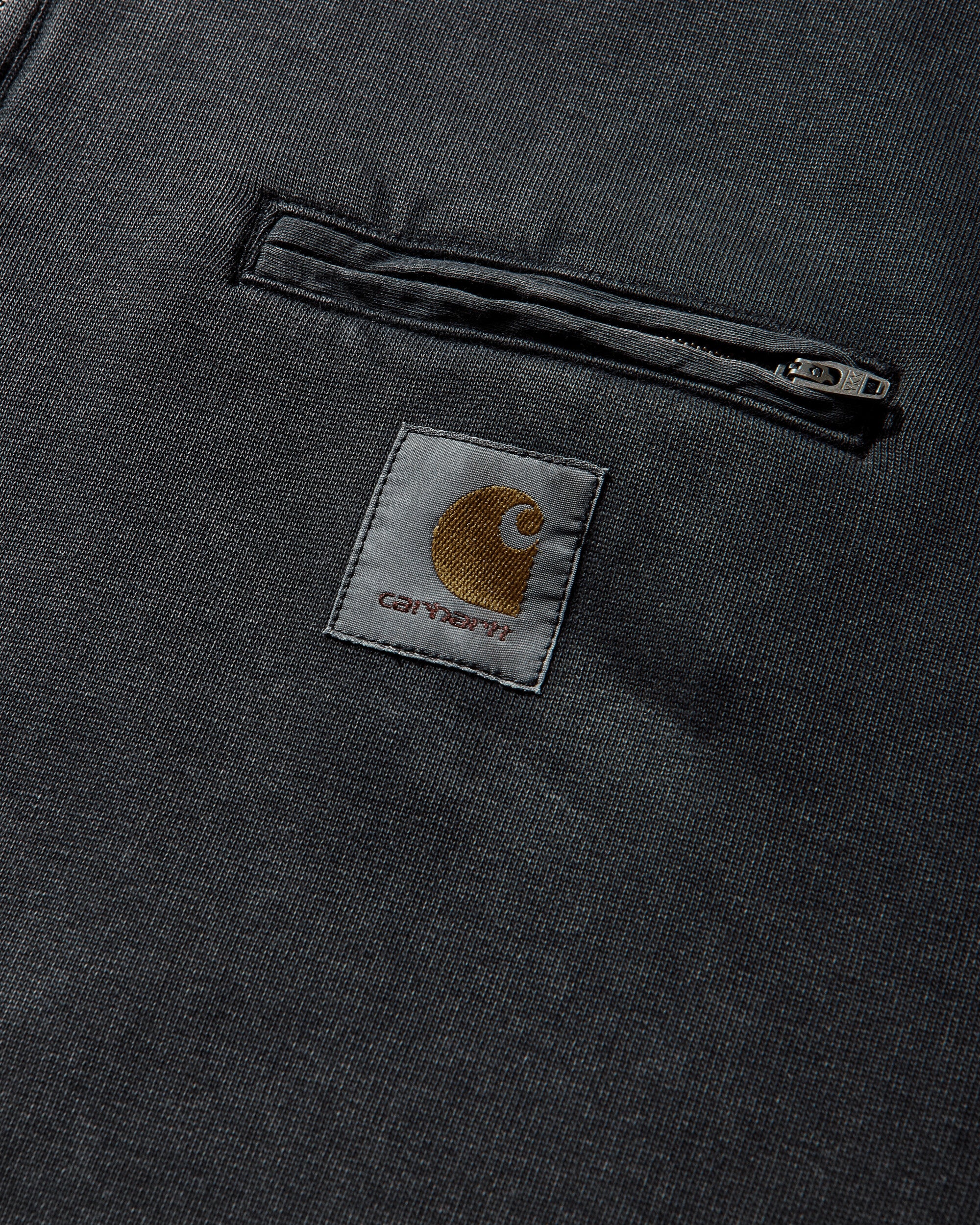 Men's Half Zip Detroit Sweatshirt Black - Image 3