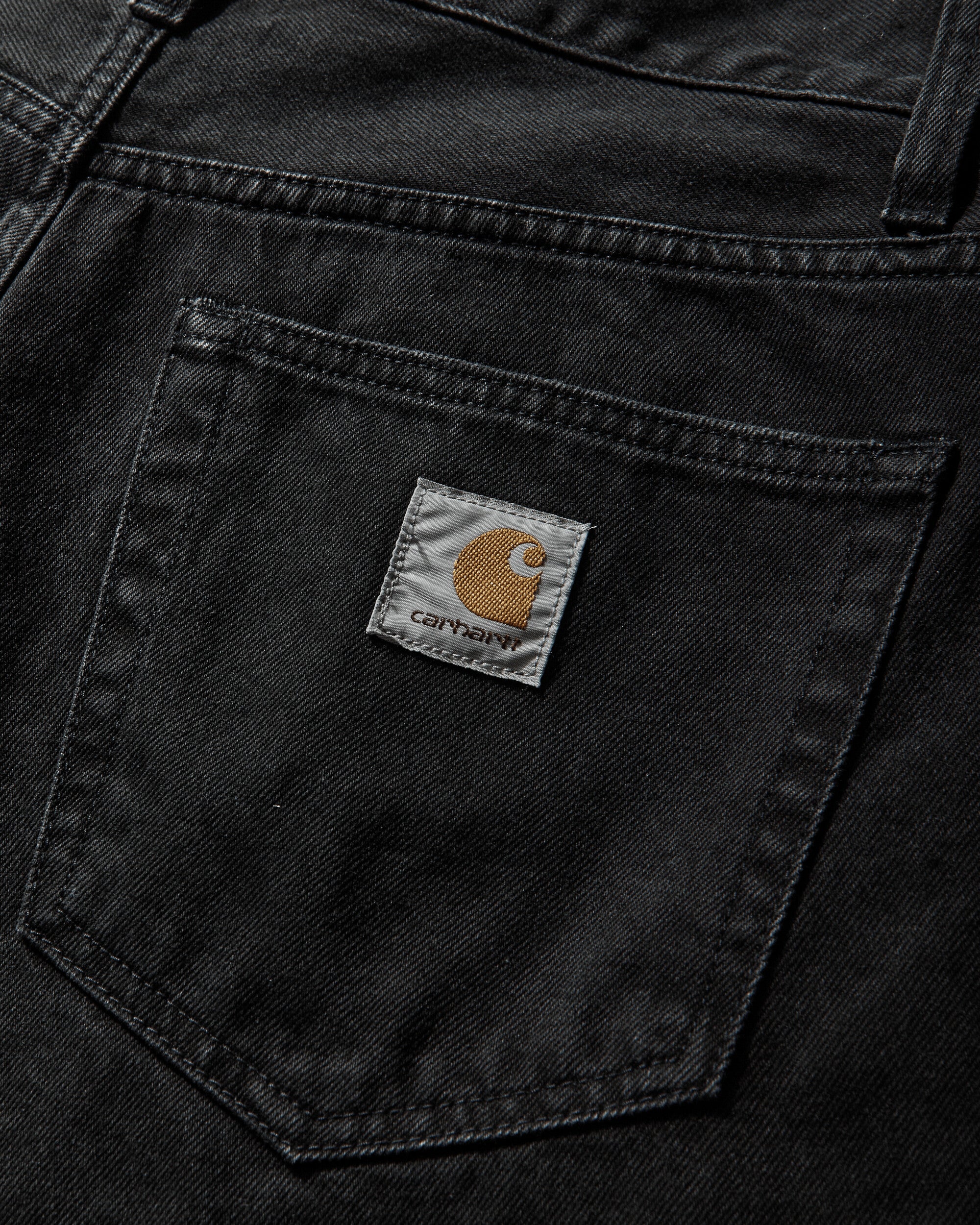 Men's Landon Shorts Black (Stone Washed) - Image 3