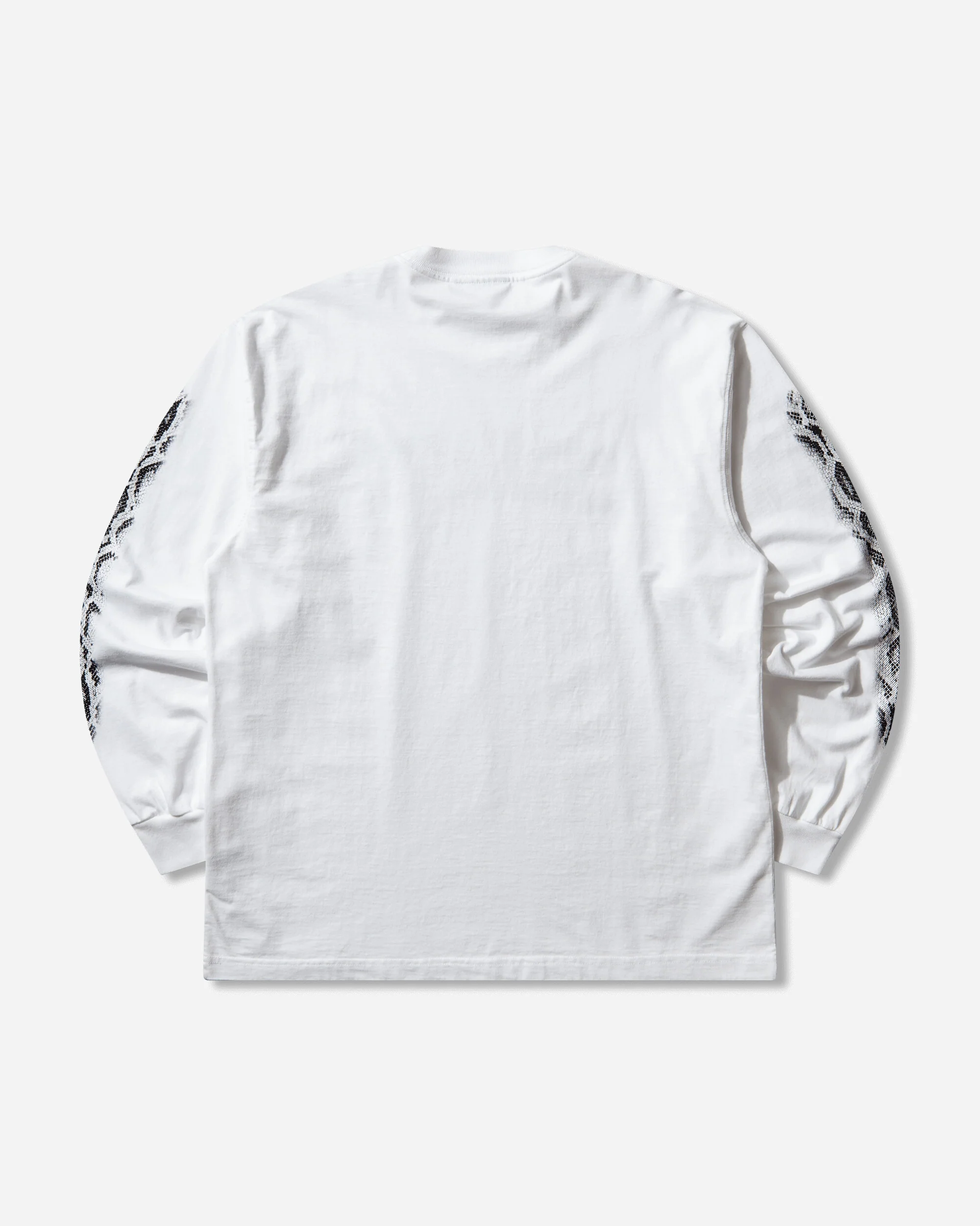 Men's Camo Snake Longsleeve T-Shirt White - Image 2