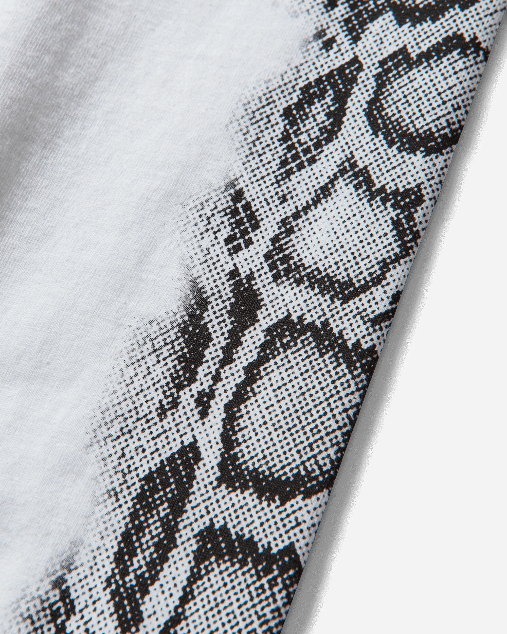 Men's Camo Snake Longsleeve T-Shirt White - Image 4