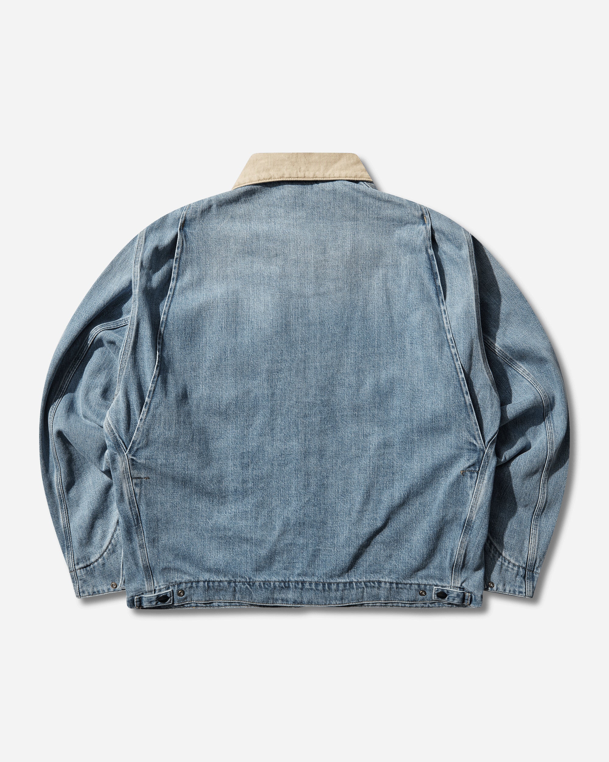 Men's OG Detroit Jacket Blue / Dusty H Brown (Burst Washed) - Image 2