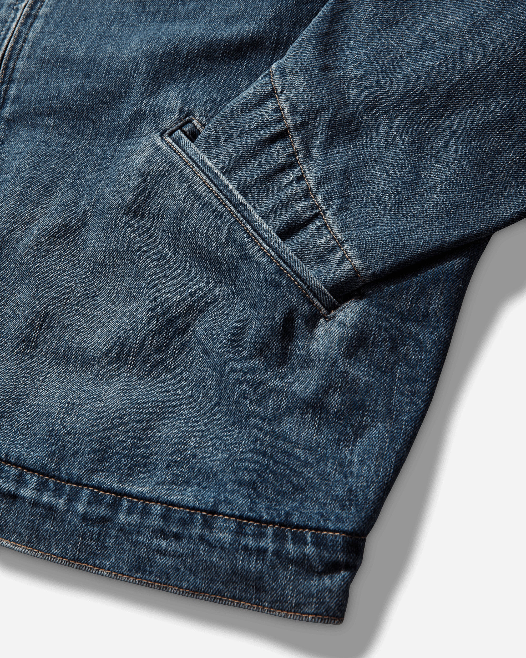 Men's OG Detroit Jacket Blue / Dusty H Brown - Image 4