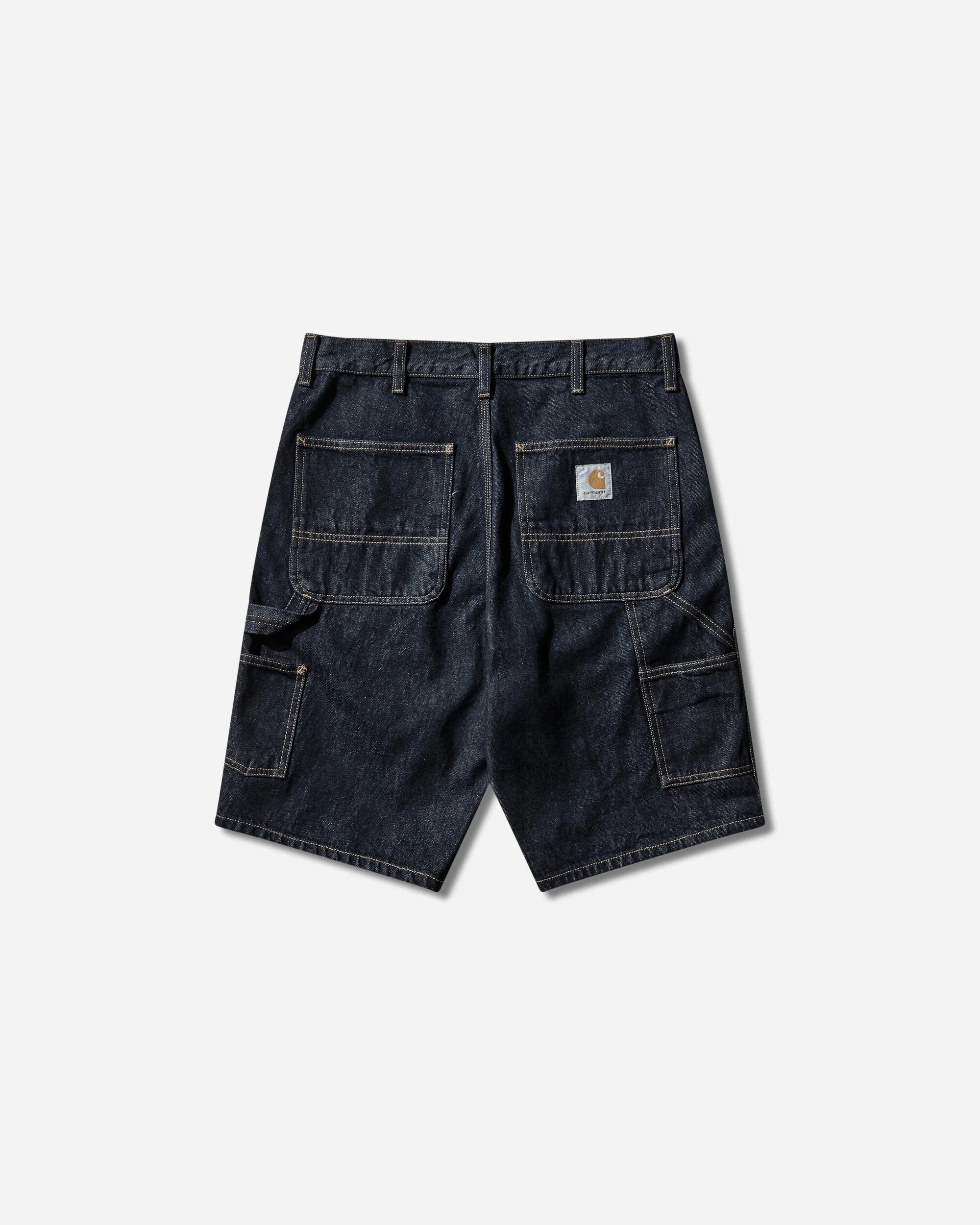 Men's Single Knee Shorts Blue (Rinsed) - Image 2